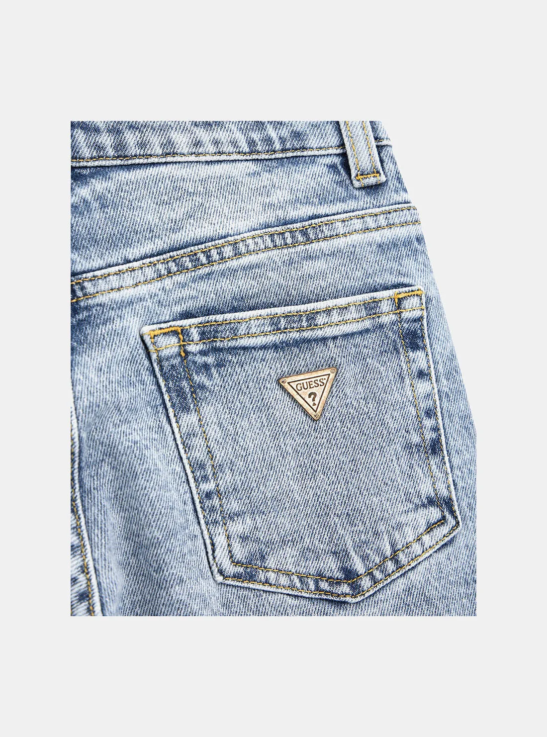 Blue Denim Straight Pants (7-16) Guess