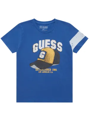 Blue Short Sleeve T-Shirt (2-7) Guess