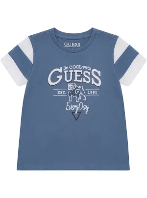 Blue Short Sleeve T-Shirt (2-7) Guess
