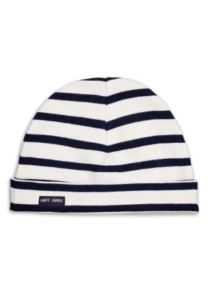Bonnet ray enfant Surcouf - en coton (ECRU/MARINE)