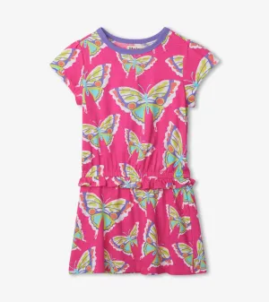 Botanical Butterflies Ruffle Waist Dress | Hatley