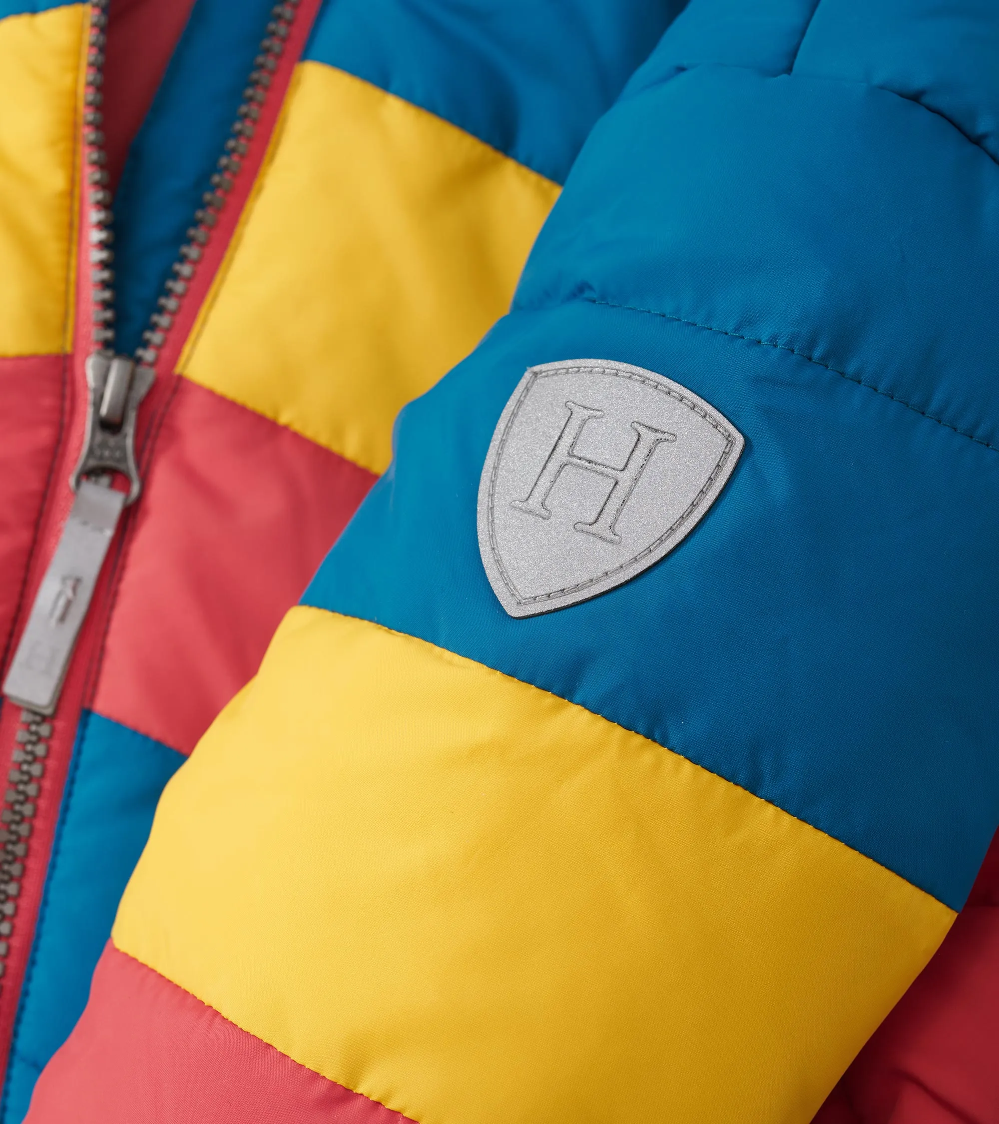 Boys Aspen Colour Block Puffer Jacket -Hatley