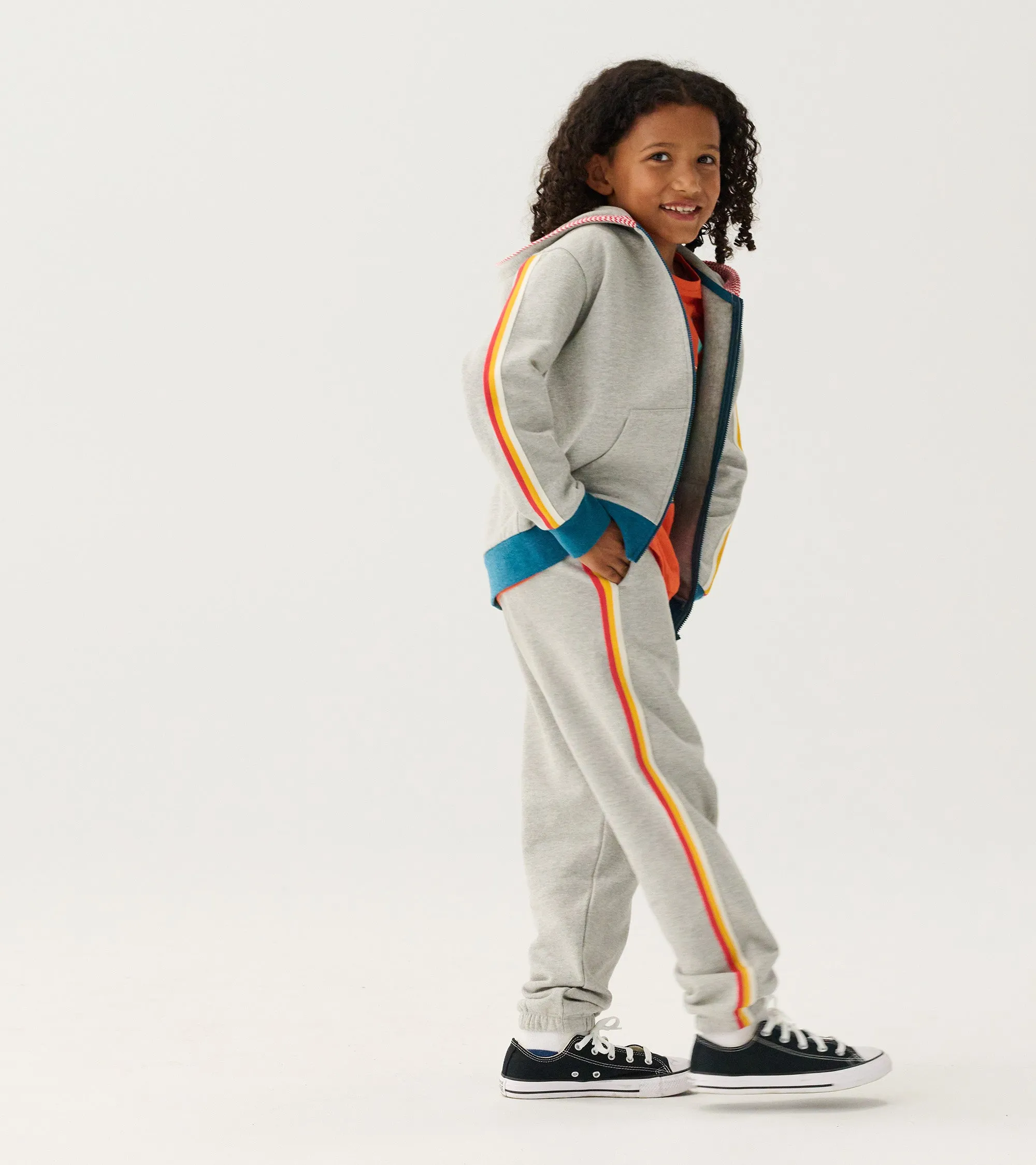 Boys Athletic Grey Baggy Track Pants -Hatley