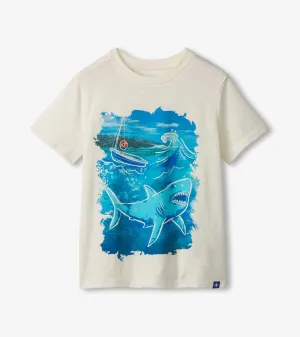Boys Beware of Shark Graphic Tee -Hatley