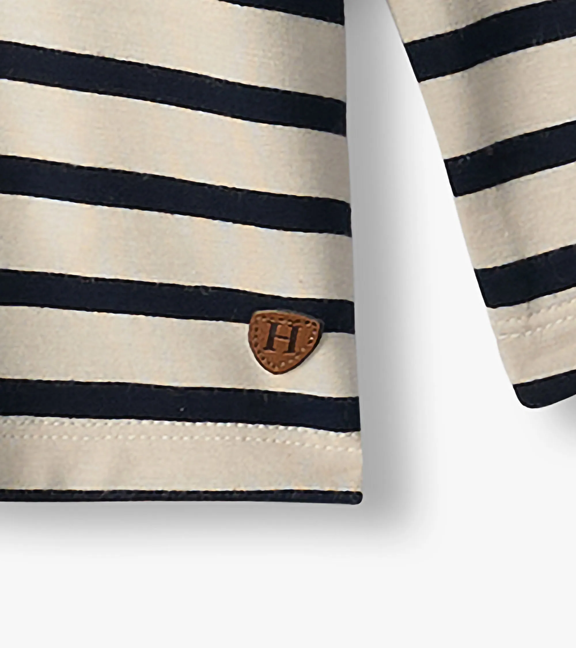 Boys Black & Cream Long Sleeve Bamboo T-Shirt -Hatley
