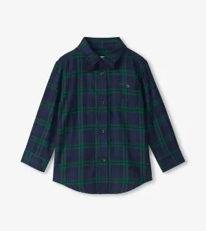 Boys Blackwatch Plaid Button Down Shirt -Hatley
