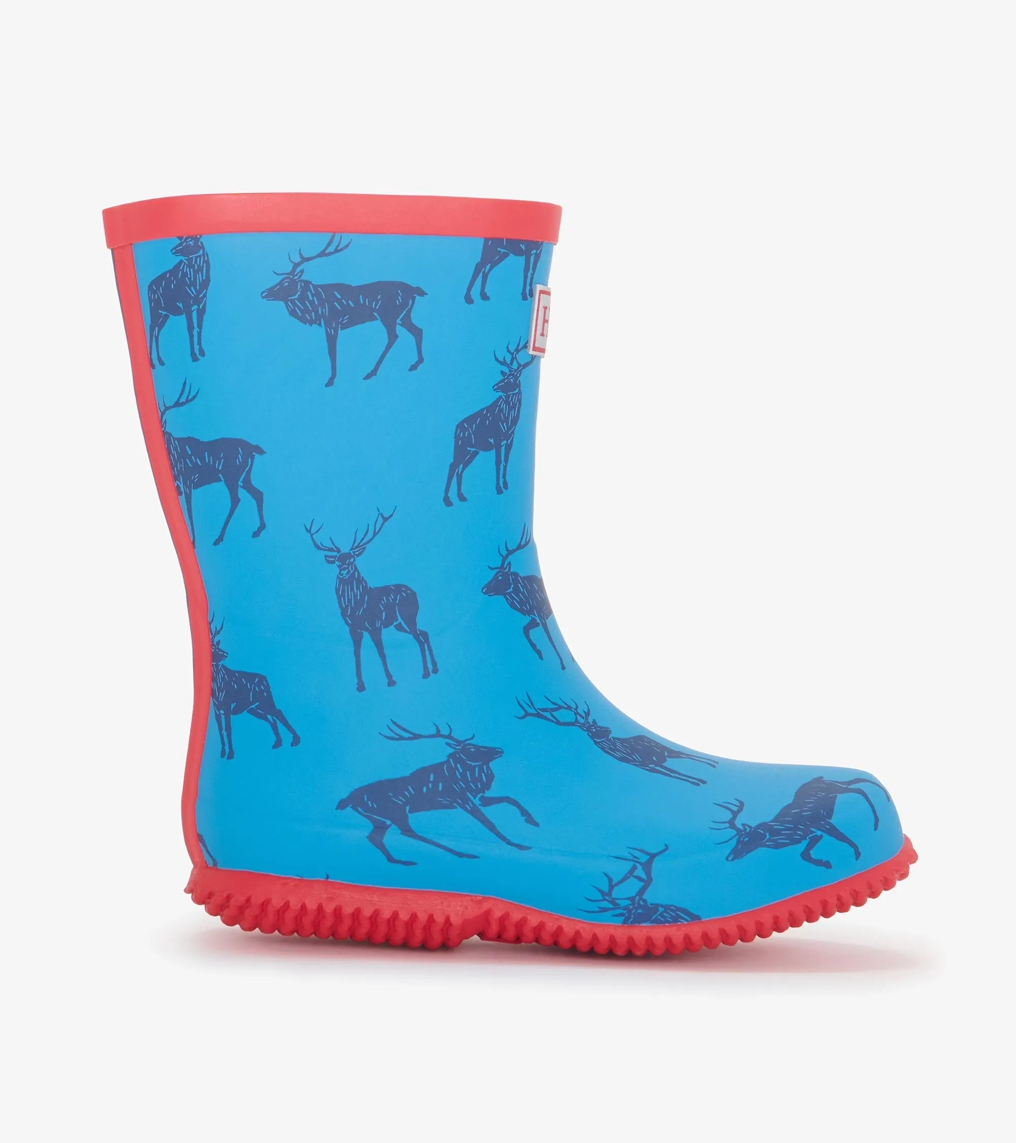 Boys Blue Elks Packable Rain Boots -Hatley