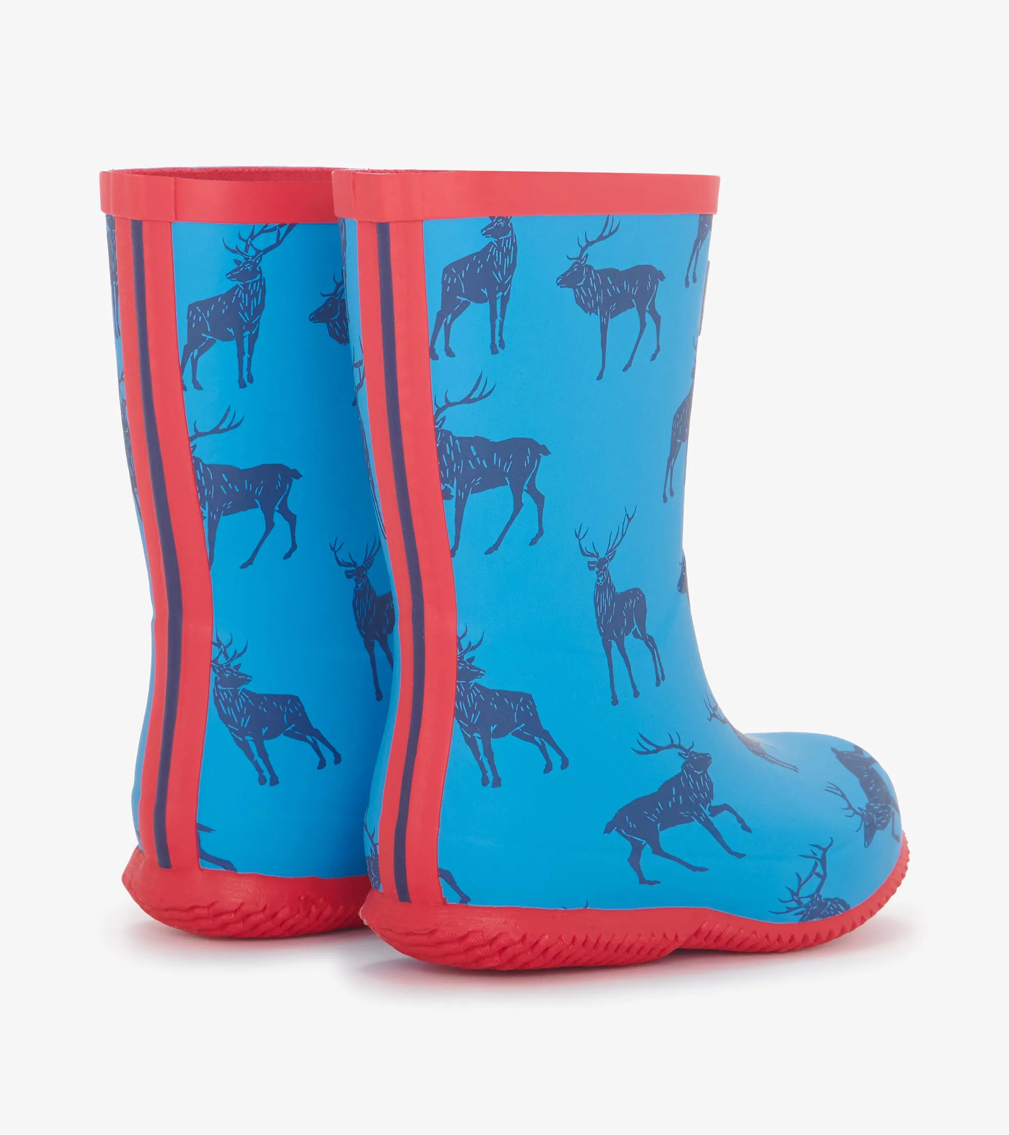 Boys Blue Elks Packable Rain Boots -Hatley