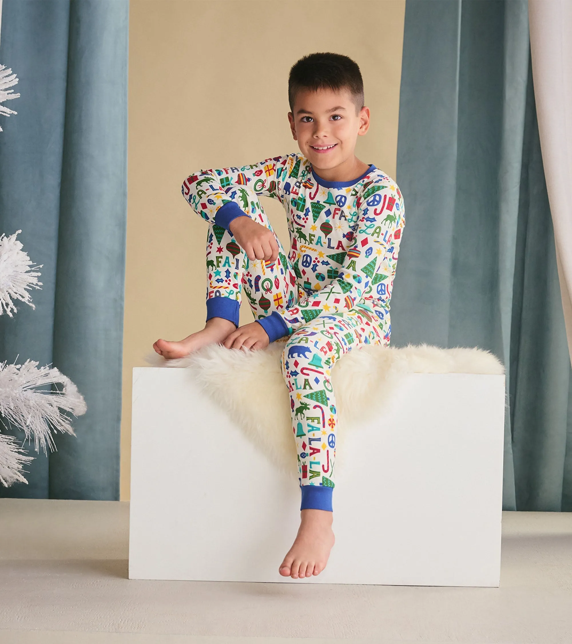 Boys Blue Falala Pajama Set -Hatley