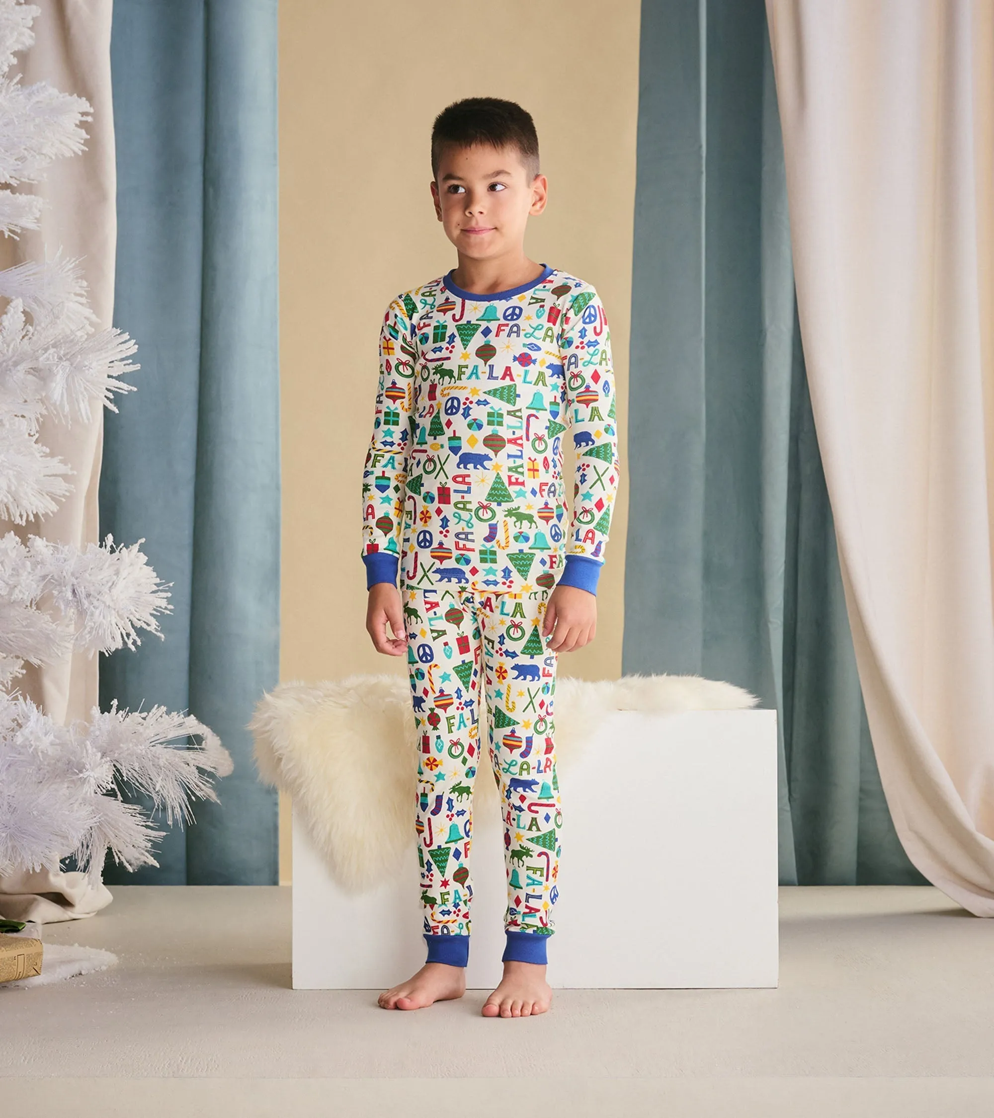 Boys Blue Falala Pajama Set -Hatley