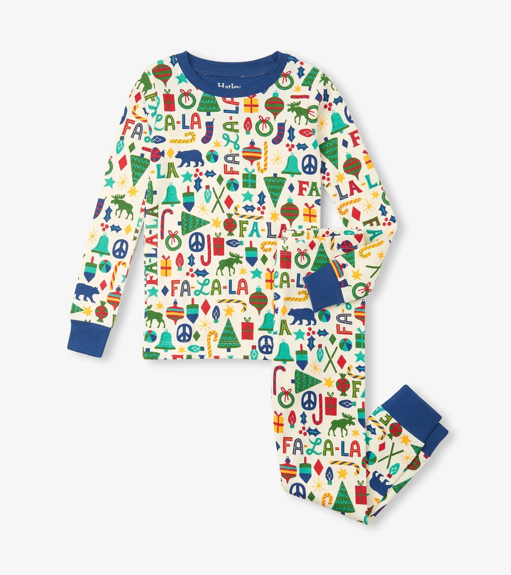 Boys Blue Falala Pajama Set -Hatley