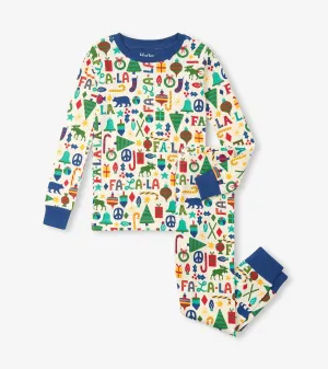 Boys Blue Falala Pajama Set -Hatley