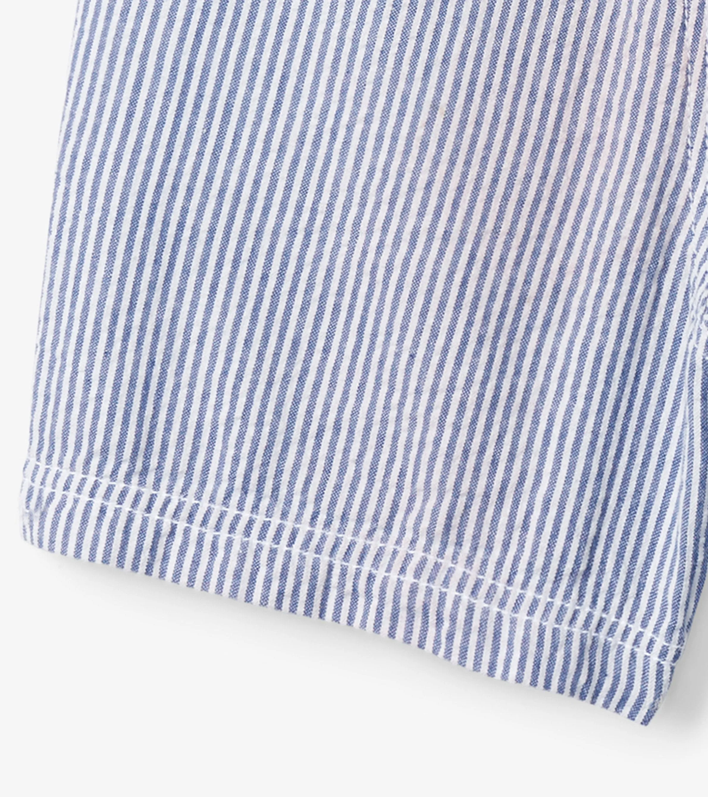 Boys Blue Stripes Woven Shorts -Hatley