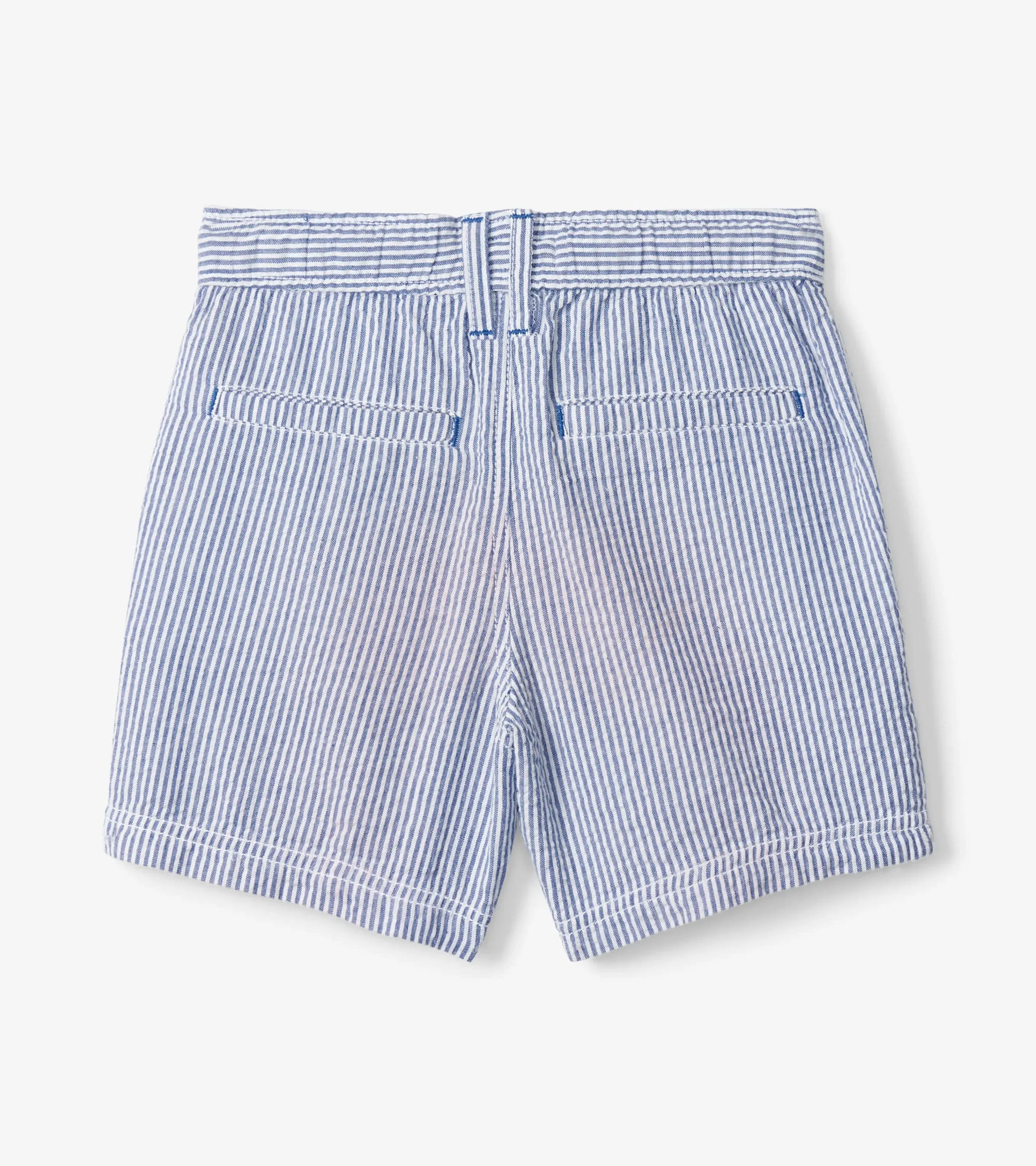 Boys Blue Stripes Woven Shorts -Hatley