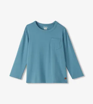 Boys Bluestone Long Sleeve Bamboo T-Shirt -Hatley