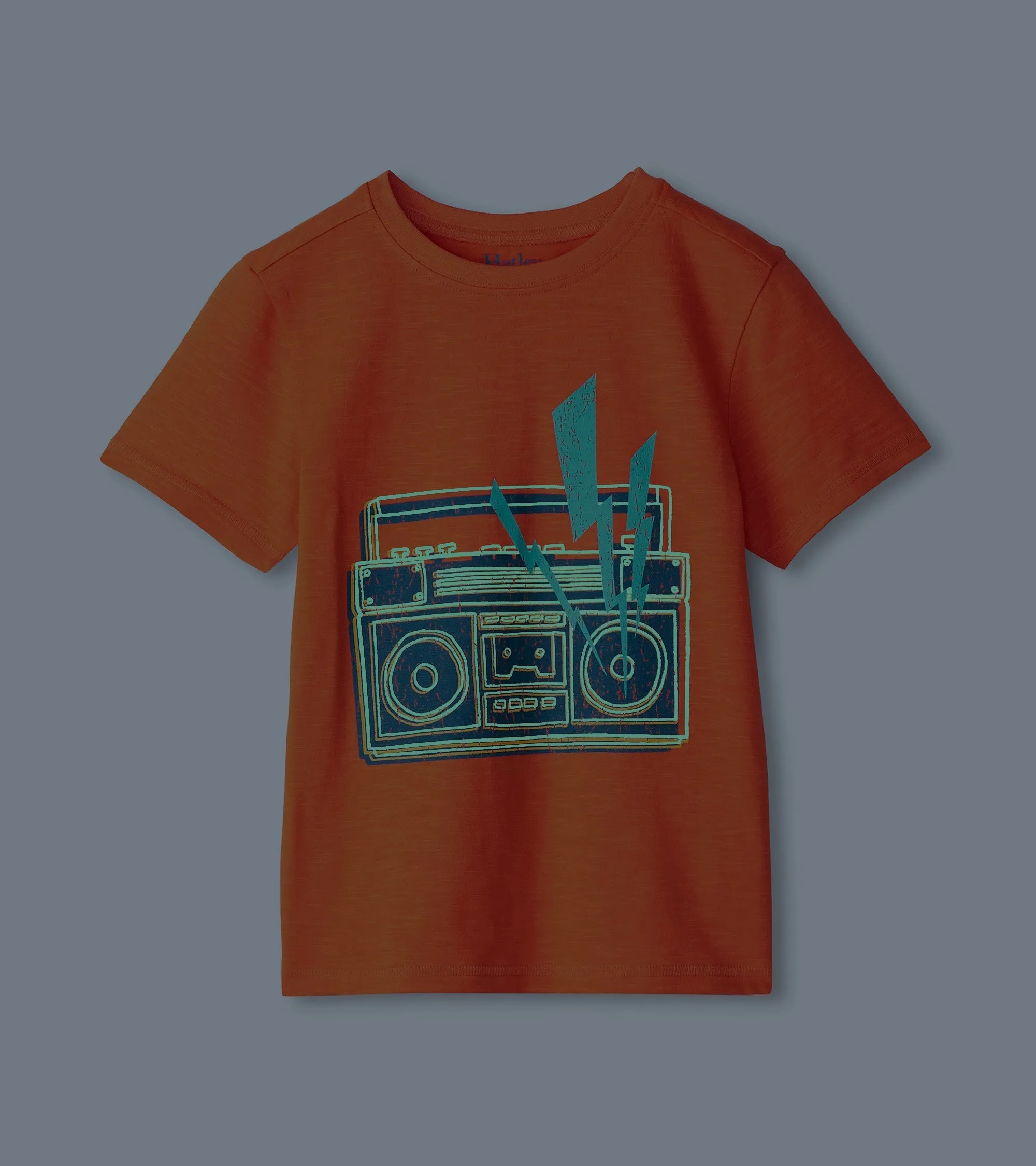Boys Boombox Glow in the Dark Graphic Tee -Hatley