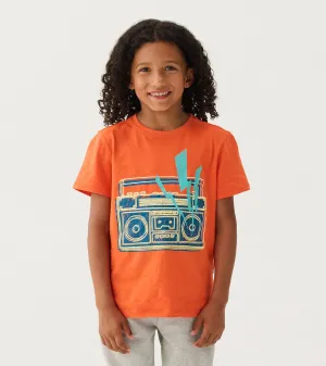 Boys Boombox Glow in the Dark Graphic Tee -Hatley