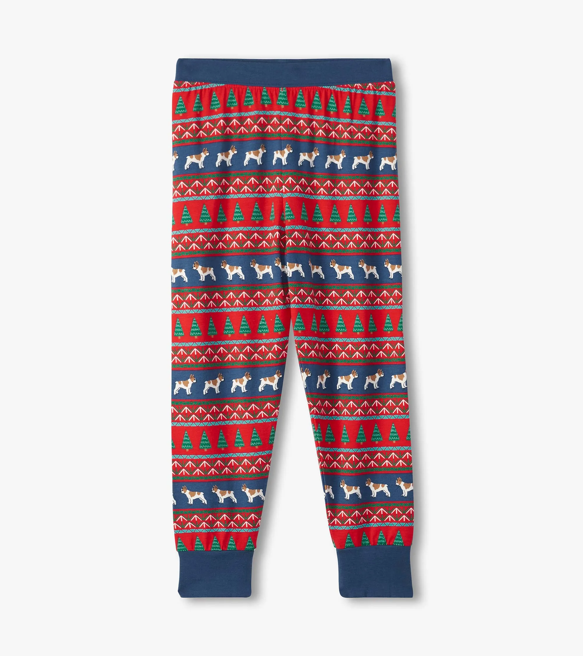 Boys Bulldog Fair Isle Bamboo Pajama Set -Hatley