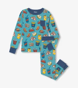Boys Carnival Food Bamboo Pajama Set -Hatley
