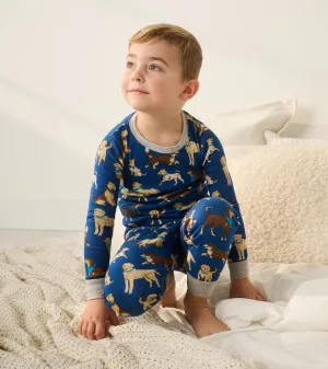 Boys Classic Dogs Organic Cotton Pajama Set -Hatley
