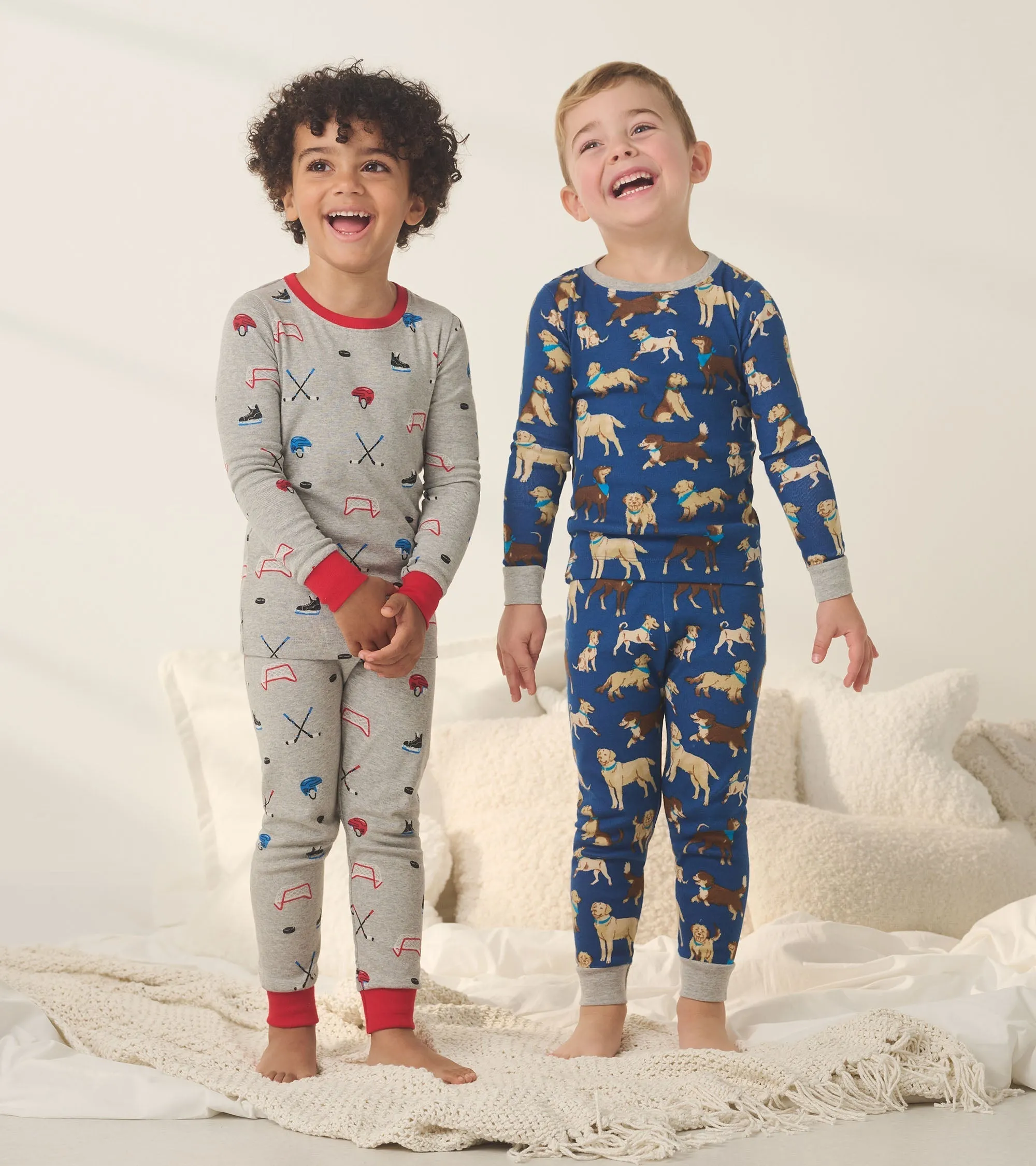 Boys Classic Dogs Organic Cotton Pajama Set -Hatley
