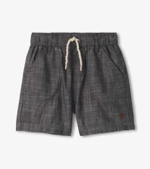 Boys Dark Grey Woven Shorts -Hatley
