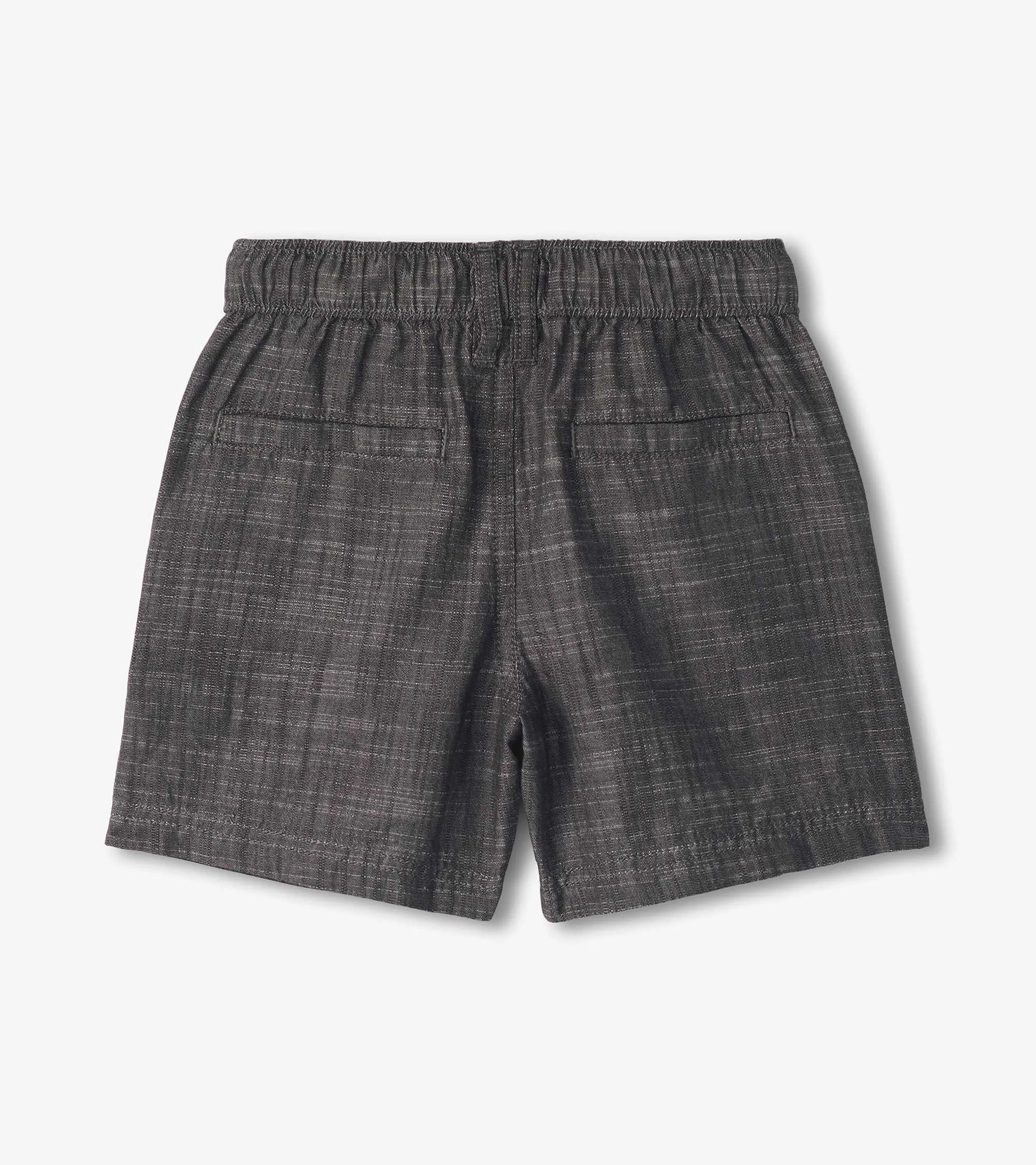 Boys Dark Grey Woven Shorts -Hatley