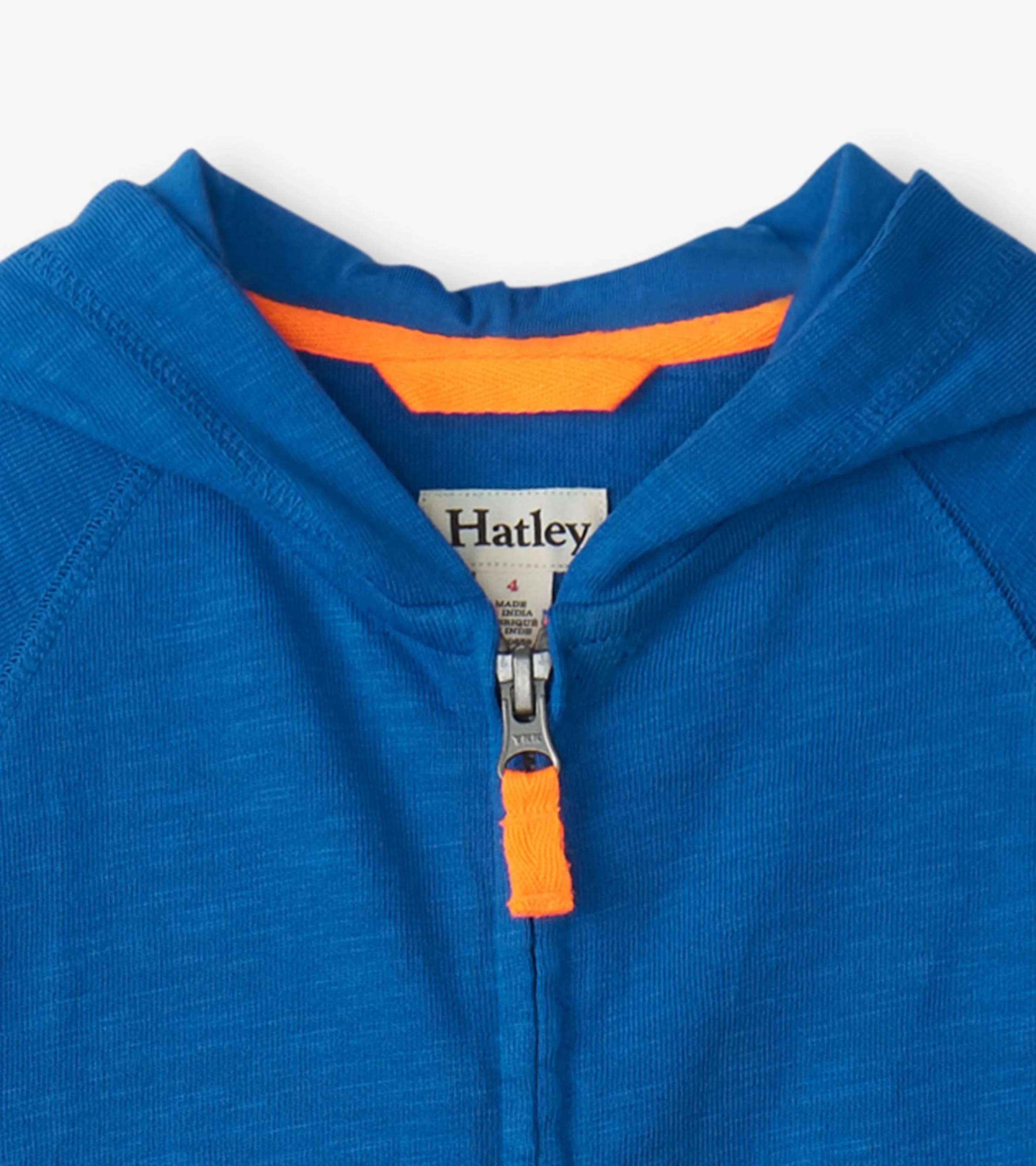 Boys Deep Blue Sky Zip-Up Hoodie -Hatley