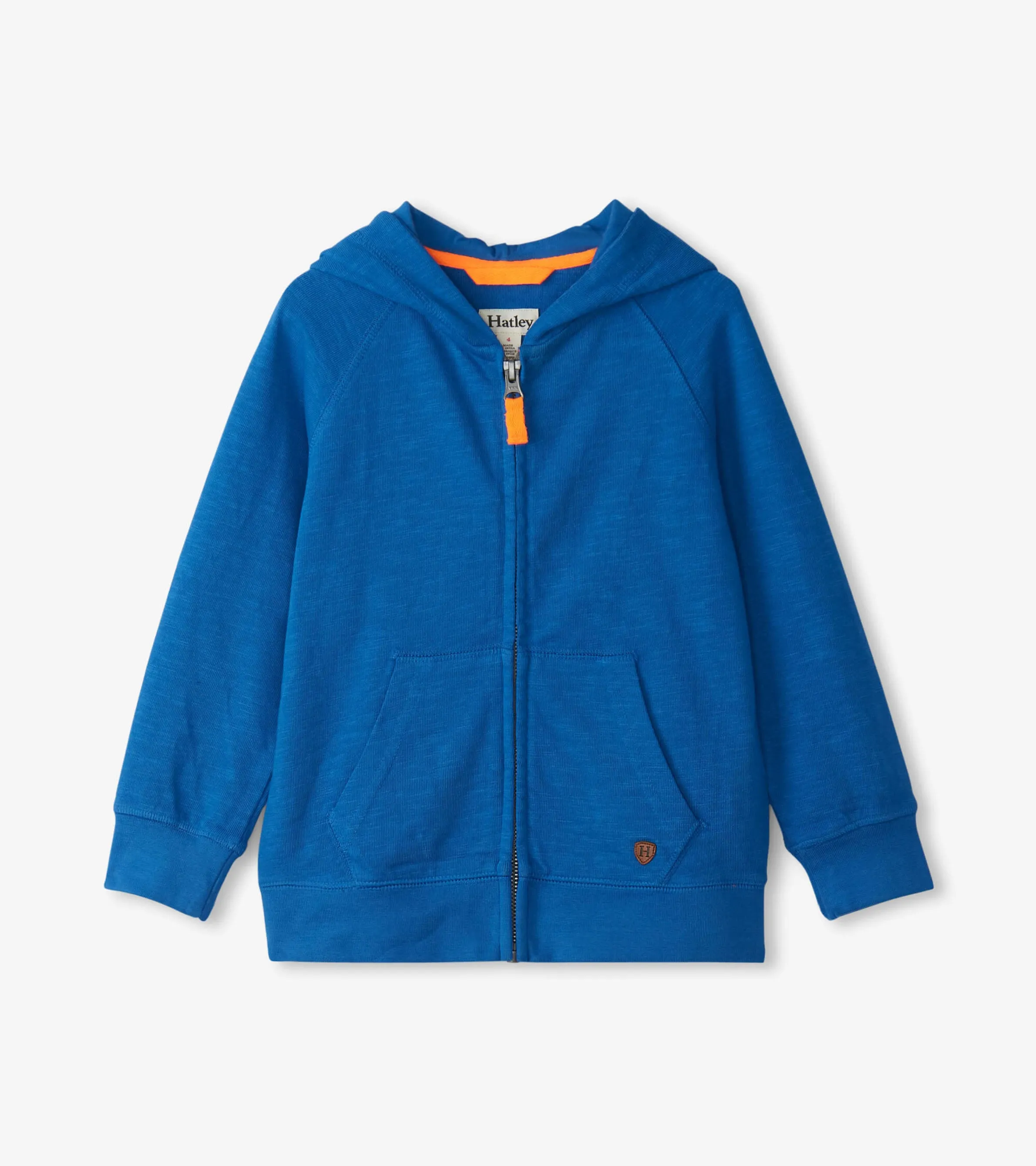 Boys Deep Blue Sky Zip-Up Hoodie -Hatley