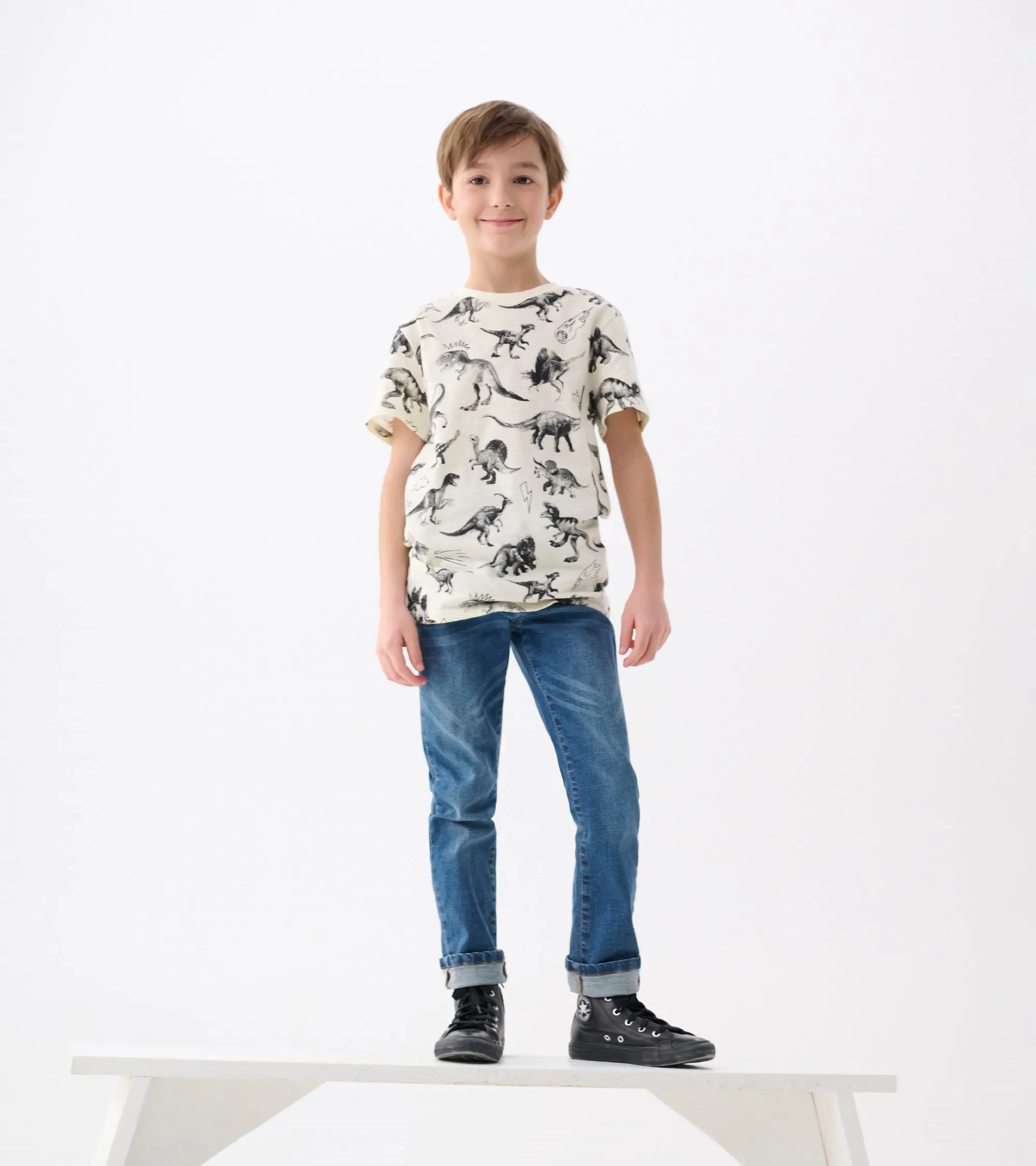 Boys Dino Extinction Graphic Tee -Hatley