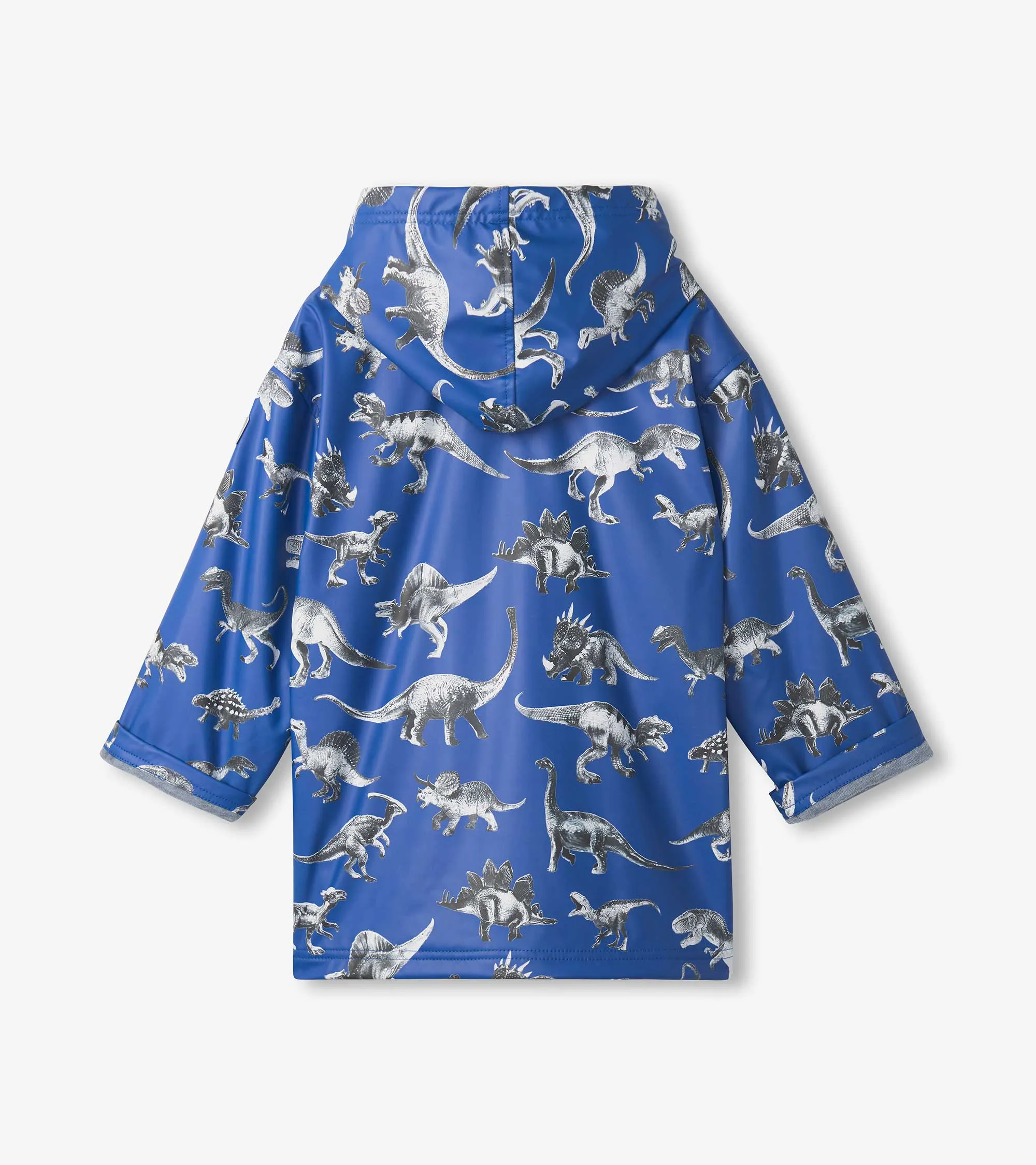 Boys Dino Extinction Zip-Up Rain Jacket -Hatley