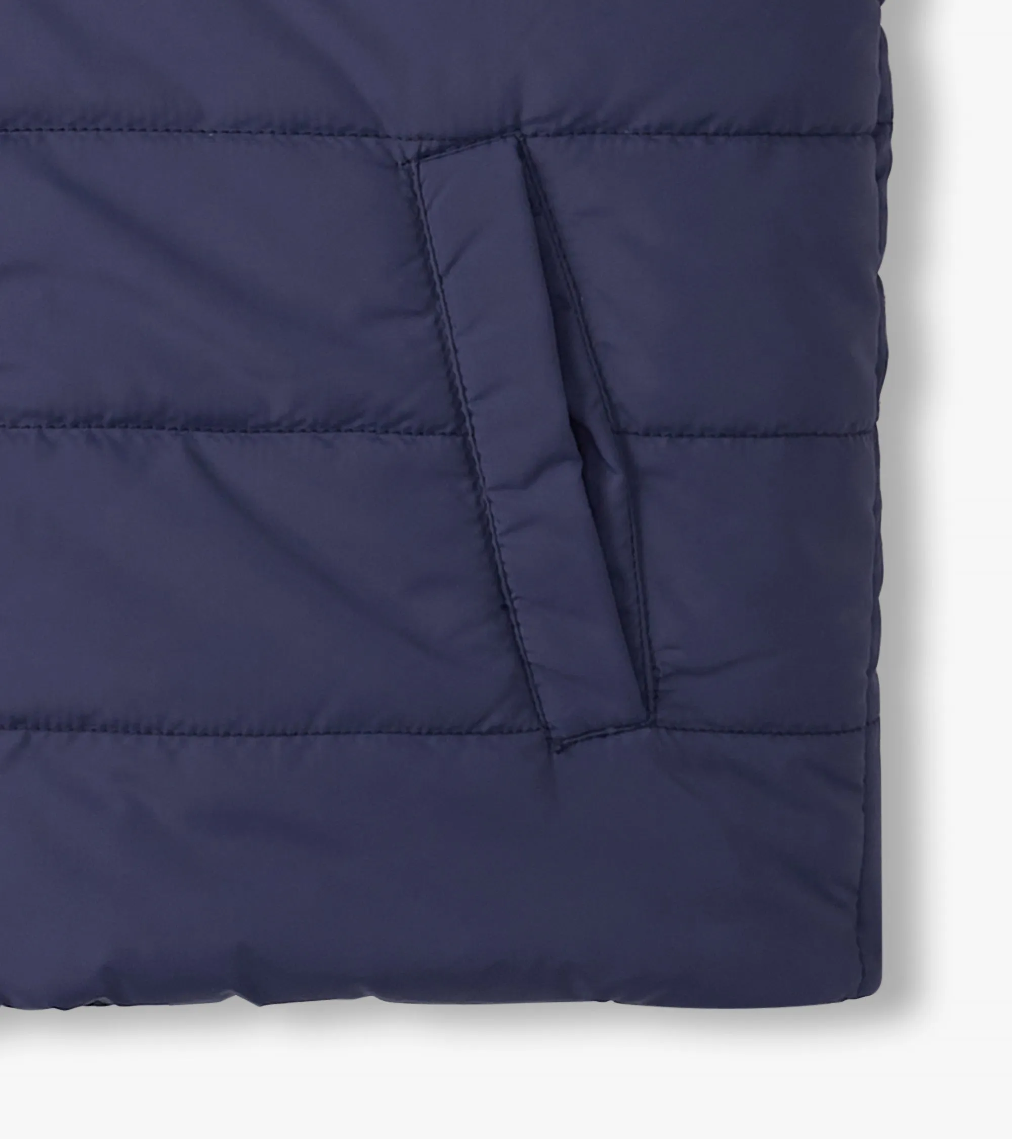 Boys Dino Fossils Reversible Quilted Vest -Hatley
