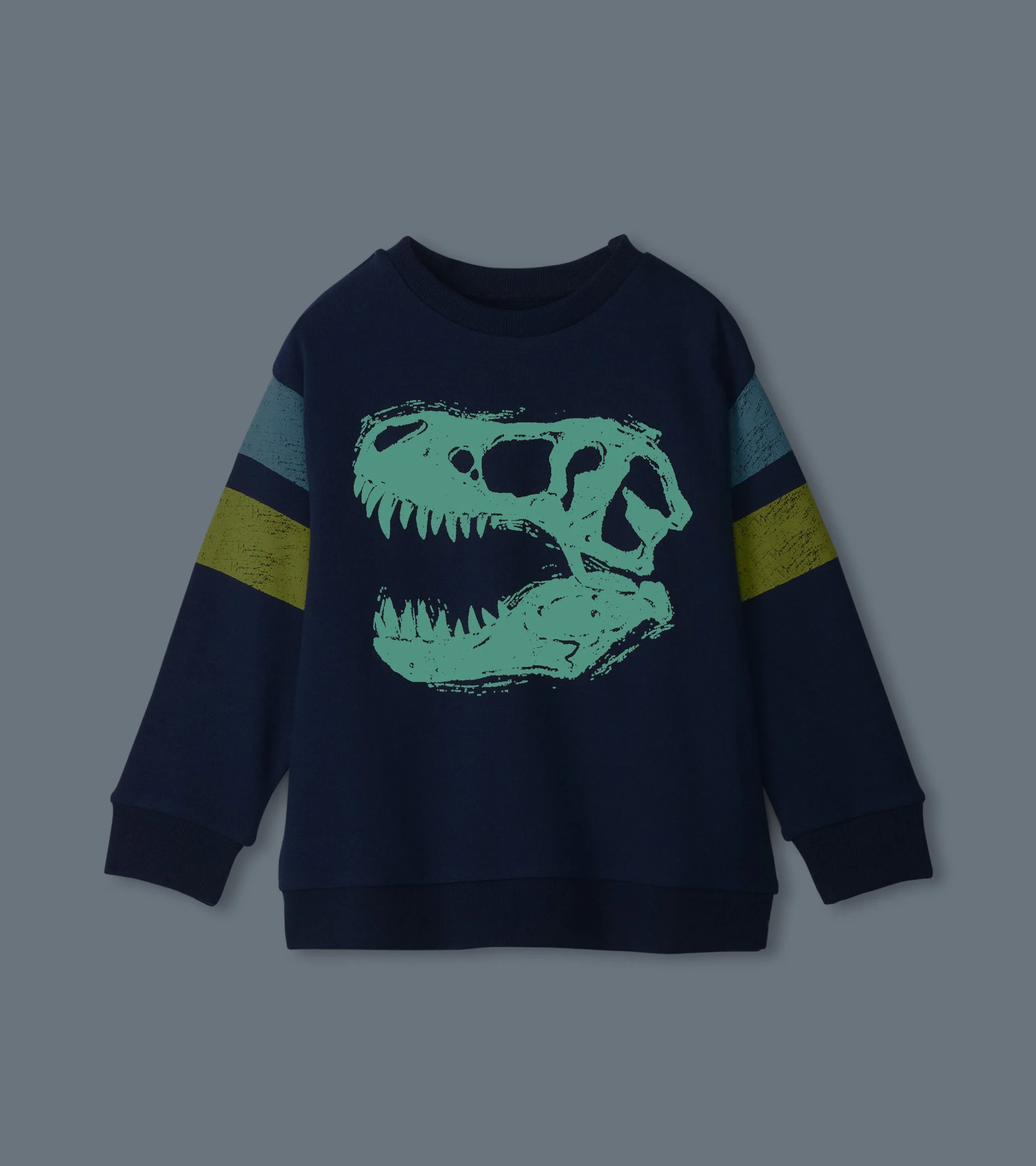 Boys Dino Glow Pullover Sweatshirt -Hatley