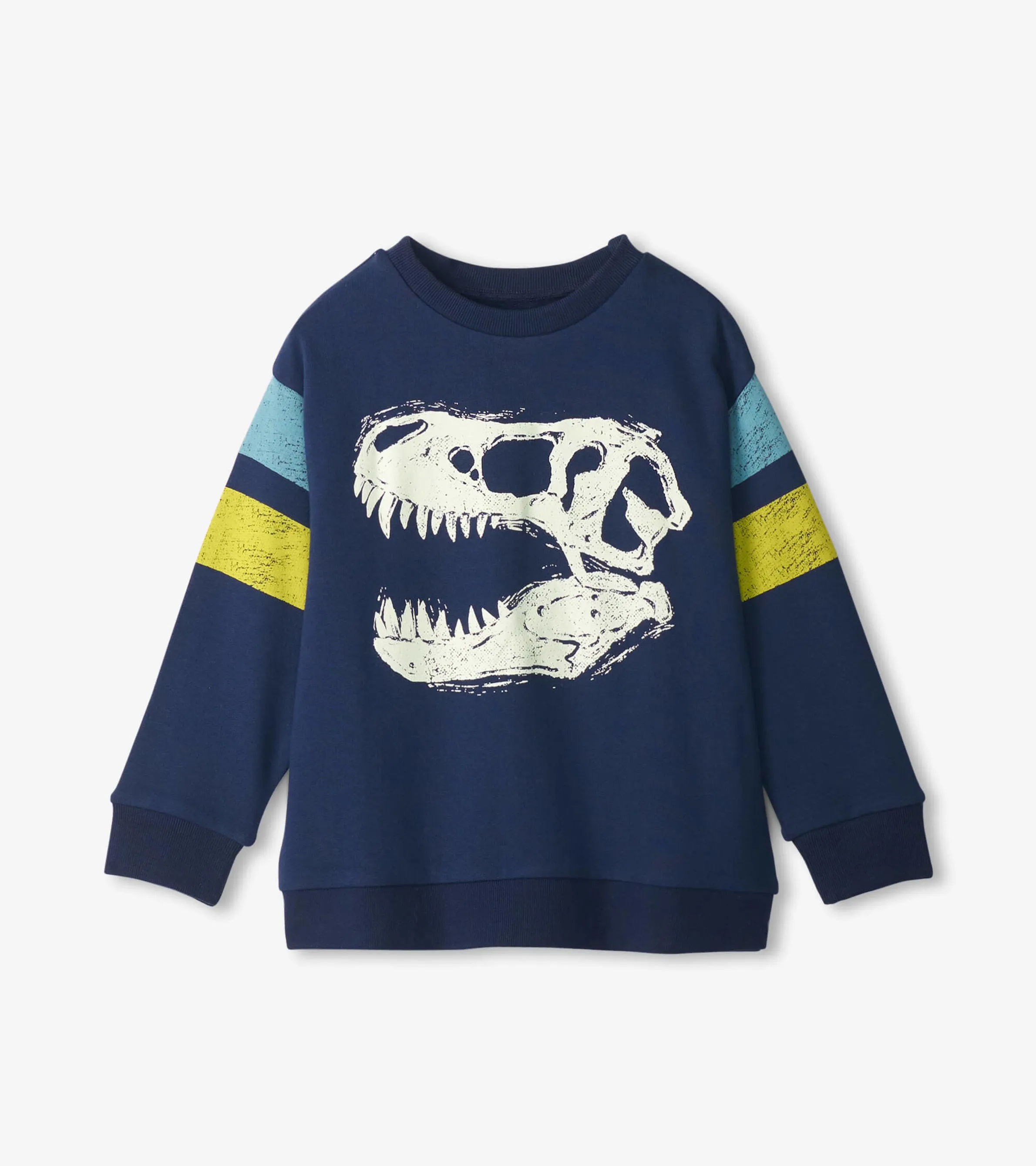 Boys Dino Glow Pullover Sweatshirt -Hatley