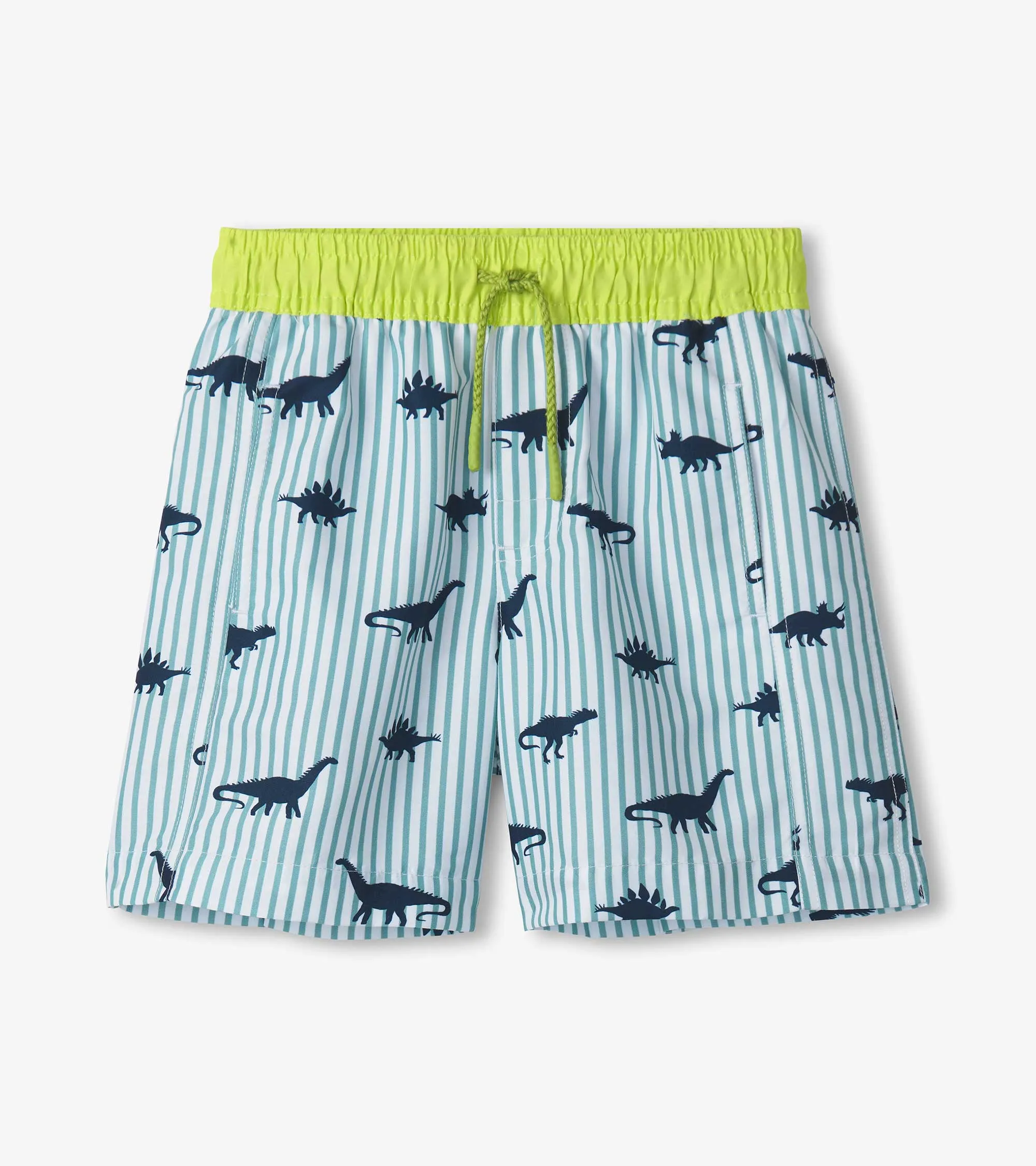 Boys Dino Stripes Swim Trunks -Hatley