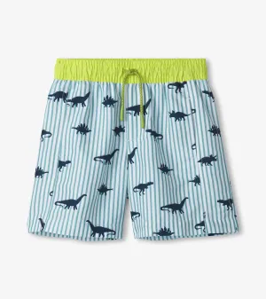 Boys Dino Stripes Swim Trunks -Hatley