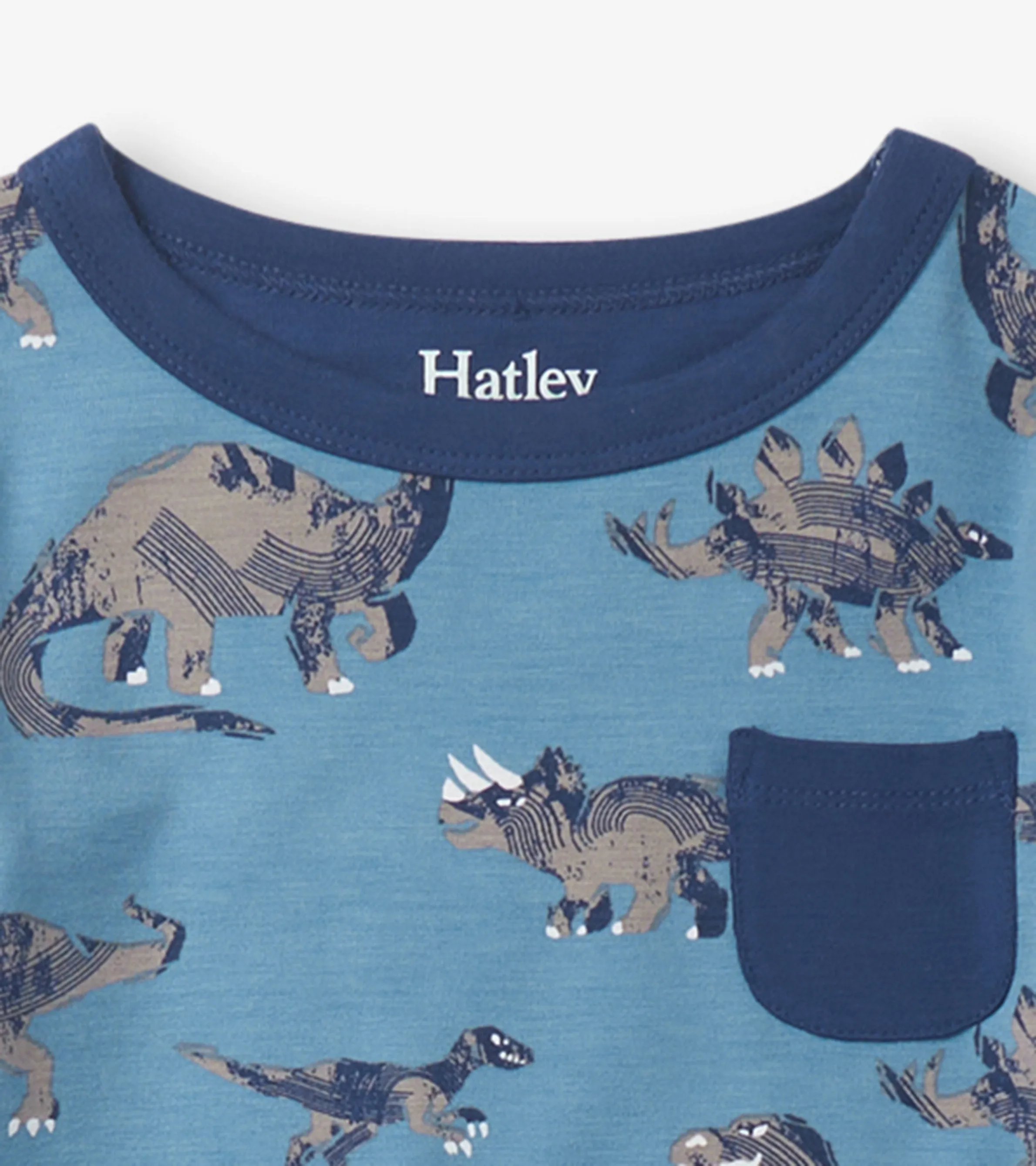 Boys Dinosaur Bamboo Pajama Set -Hatley