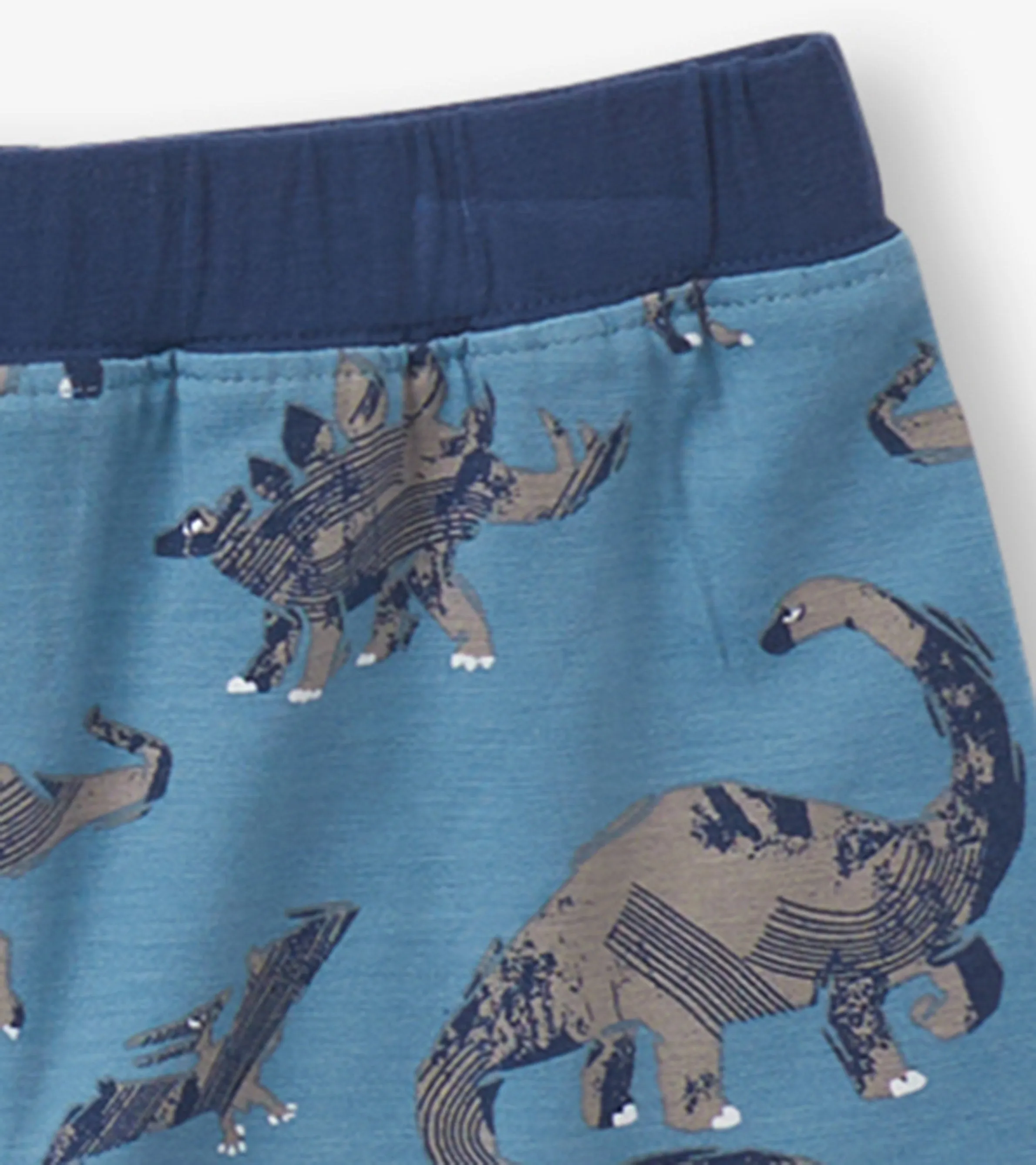 Boys Dinosaur Bamboo Short Pajama Set -Hatley