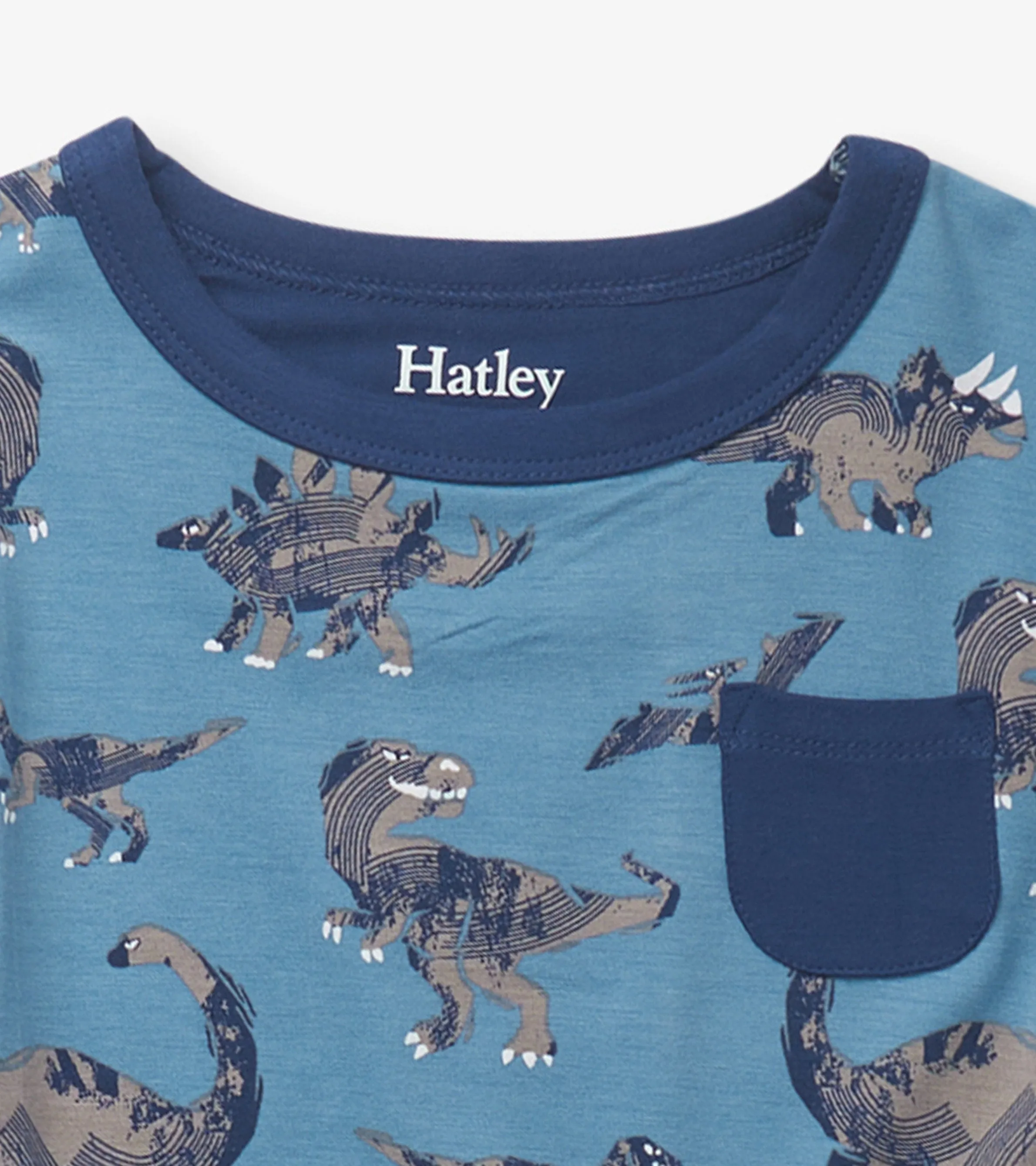 Boys Dinosaur Bamboo Short Pajama Set -Hatley