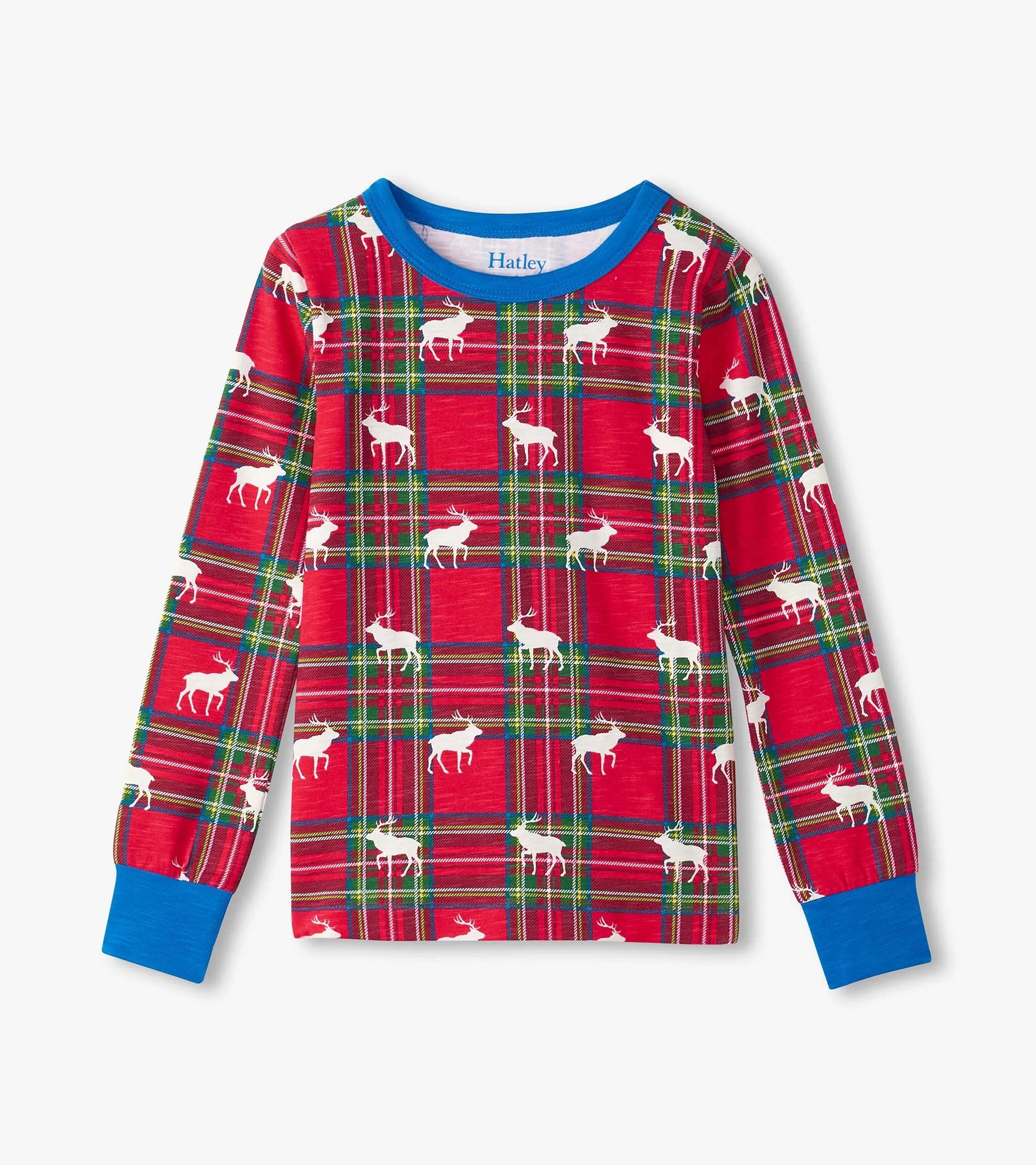 Boys Elk Plaid Pajama Set -Hatley