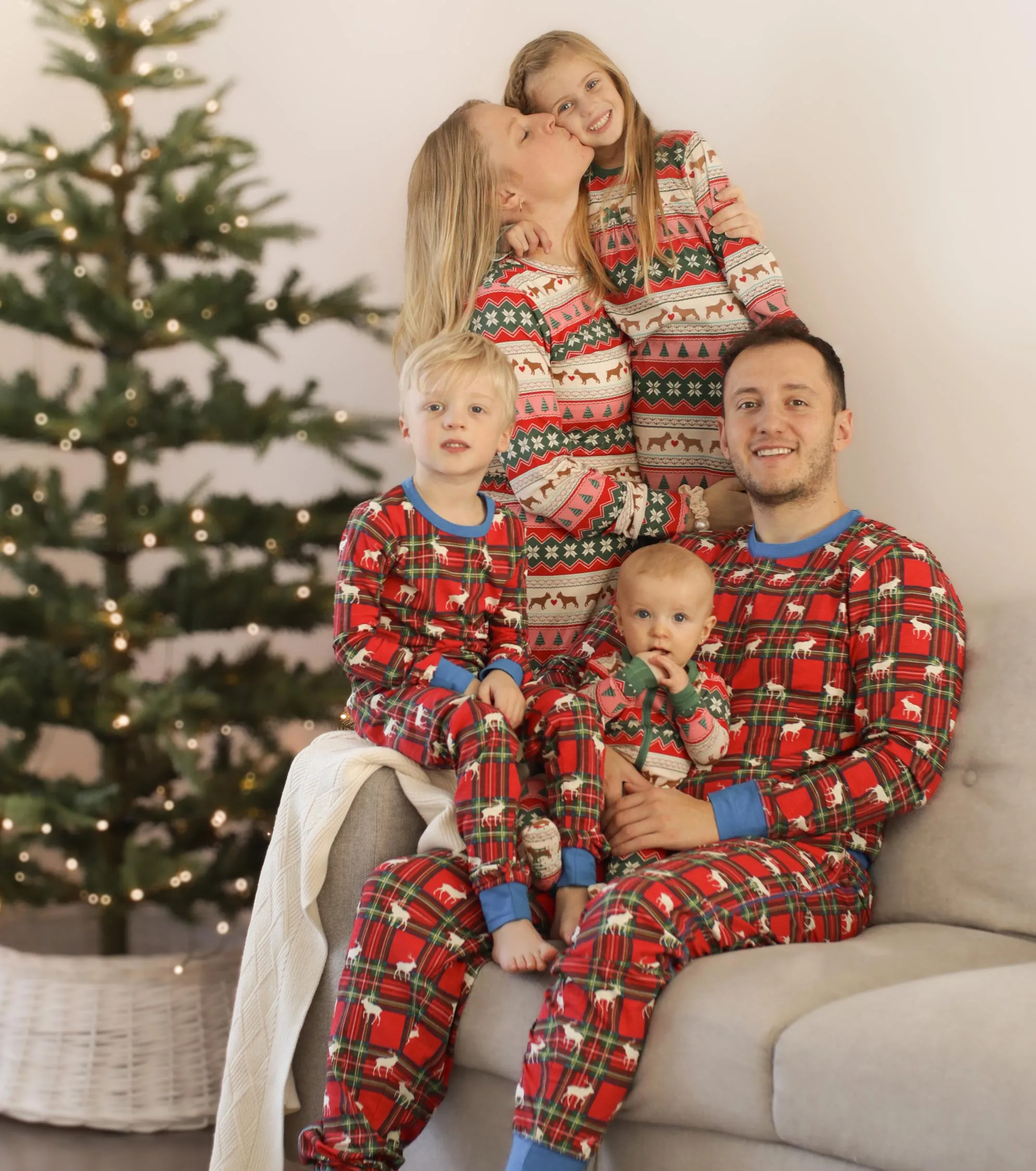 Boys Elk Plaid Pajama Set -Hatley