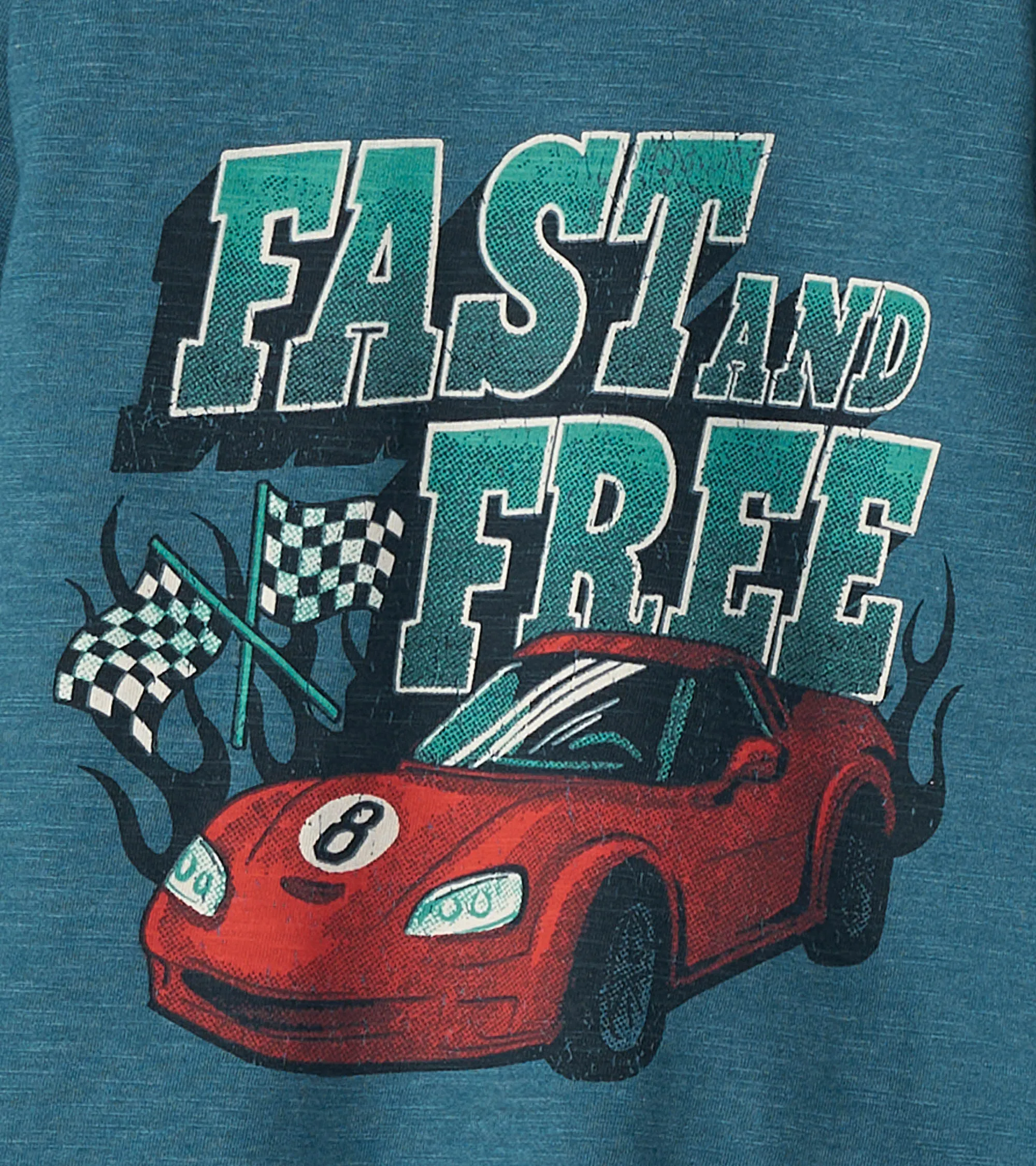 Boys Fast & Free Long Sleeve T-Shirt -Hatley