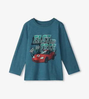 Boys Fast & Free Long Sleeve T-Shirt -Hatley