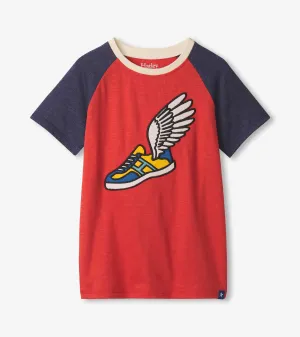 Boys Fast Wings Raglan T-Shirt -Hatley
