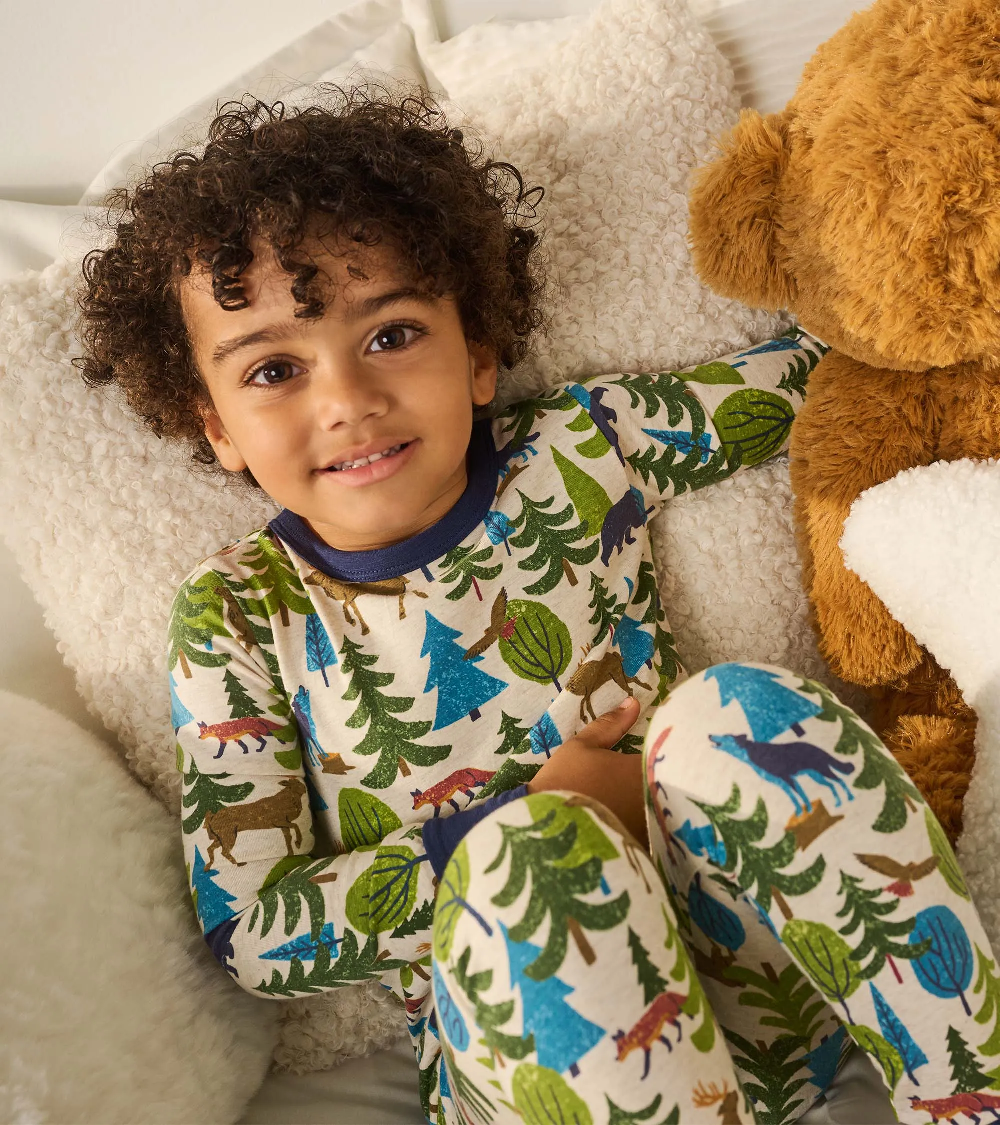 Boys Forest Scene Pajama Set -Hatley