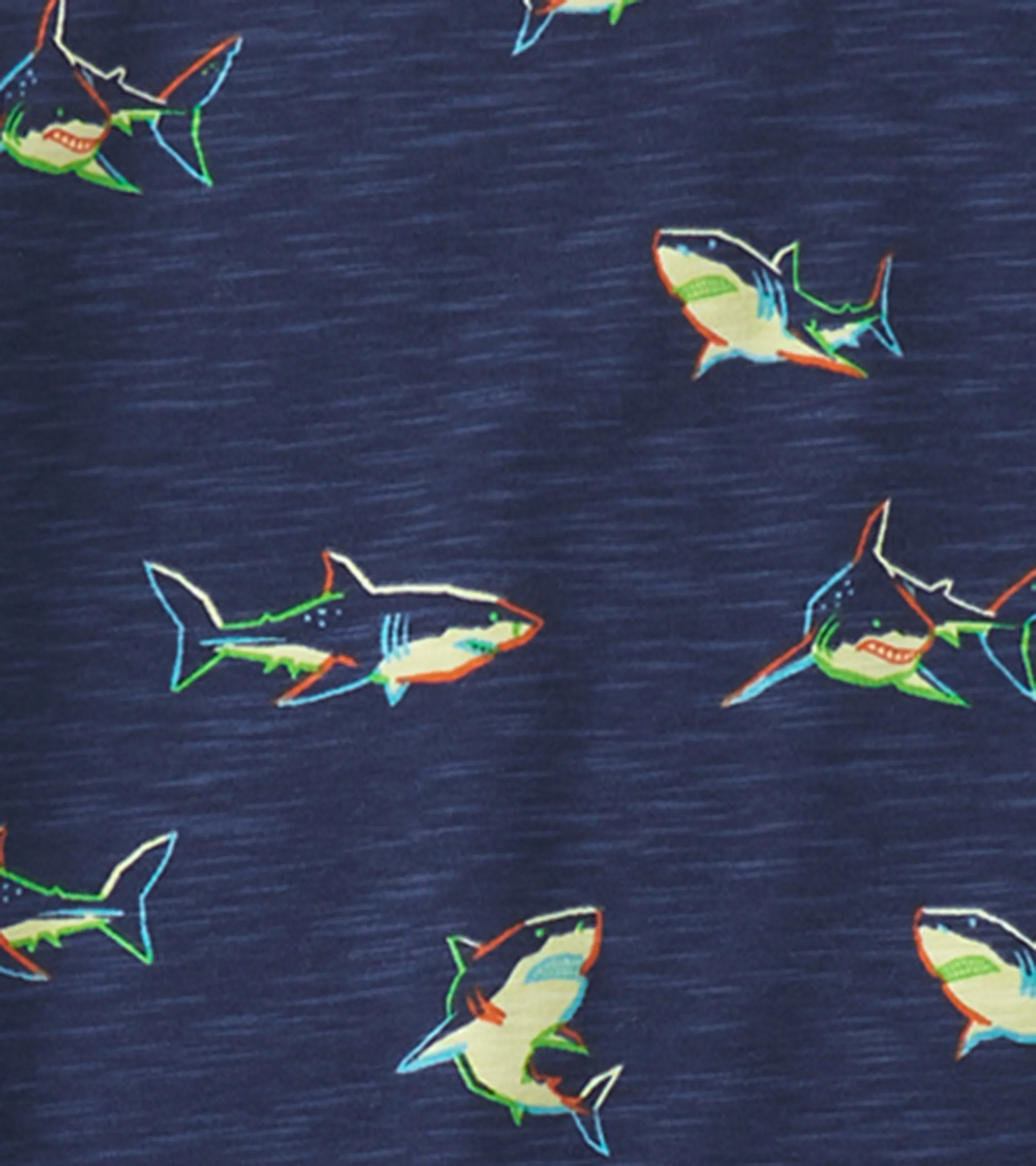 Boys Glow Sharks Pajama Set -Hatley