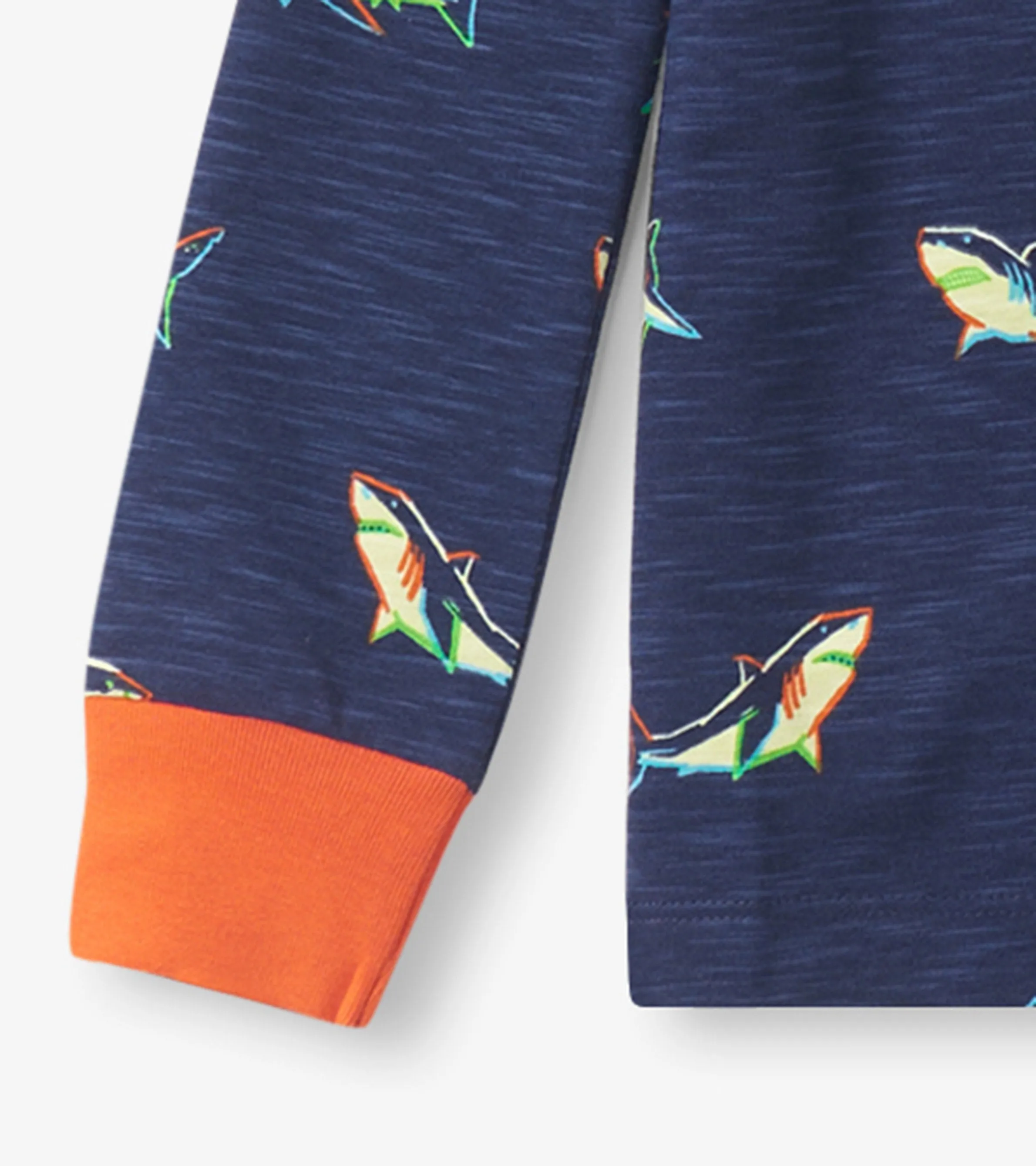 Boys Glow Sharks Pajama Set -Hatley