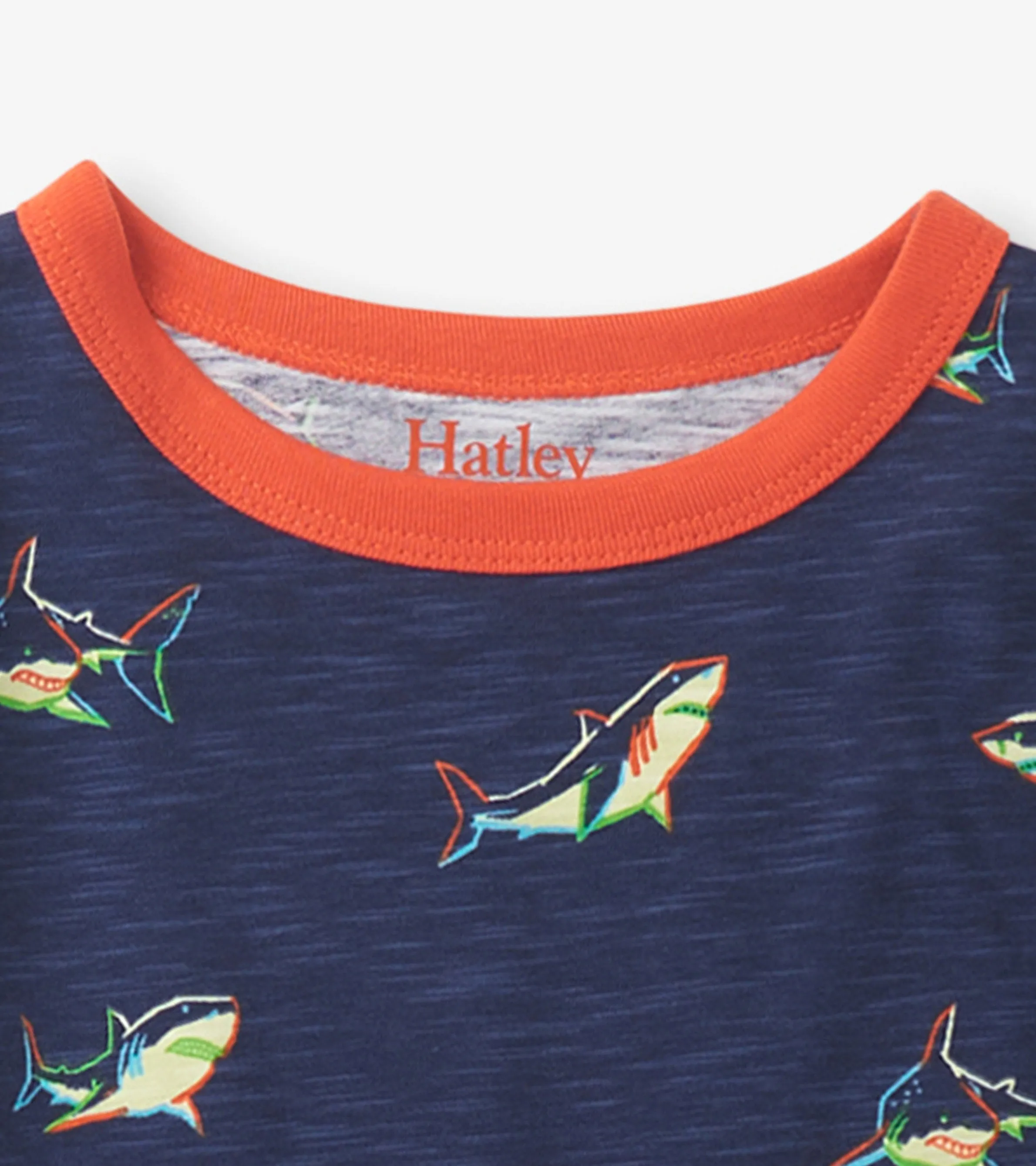 Boys Glow Sharks Short Pajama Set -Hatley