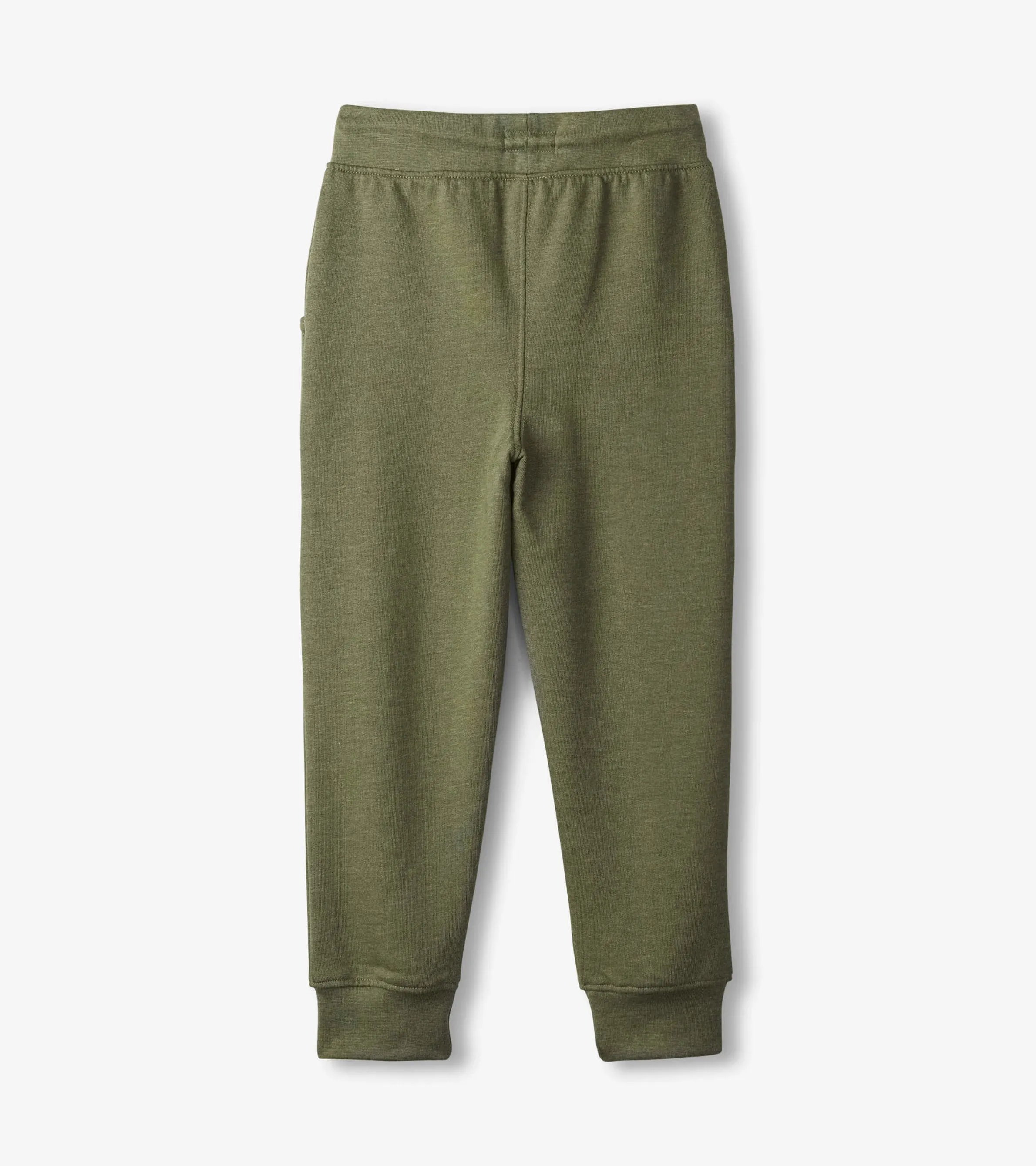 Boys Green Melange Slim Fit Joggers -Hatley