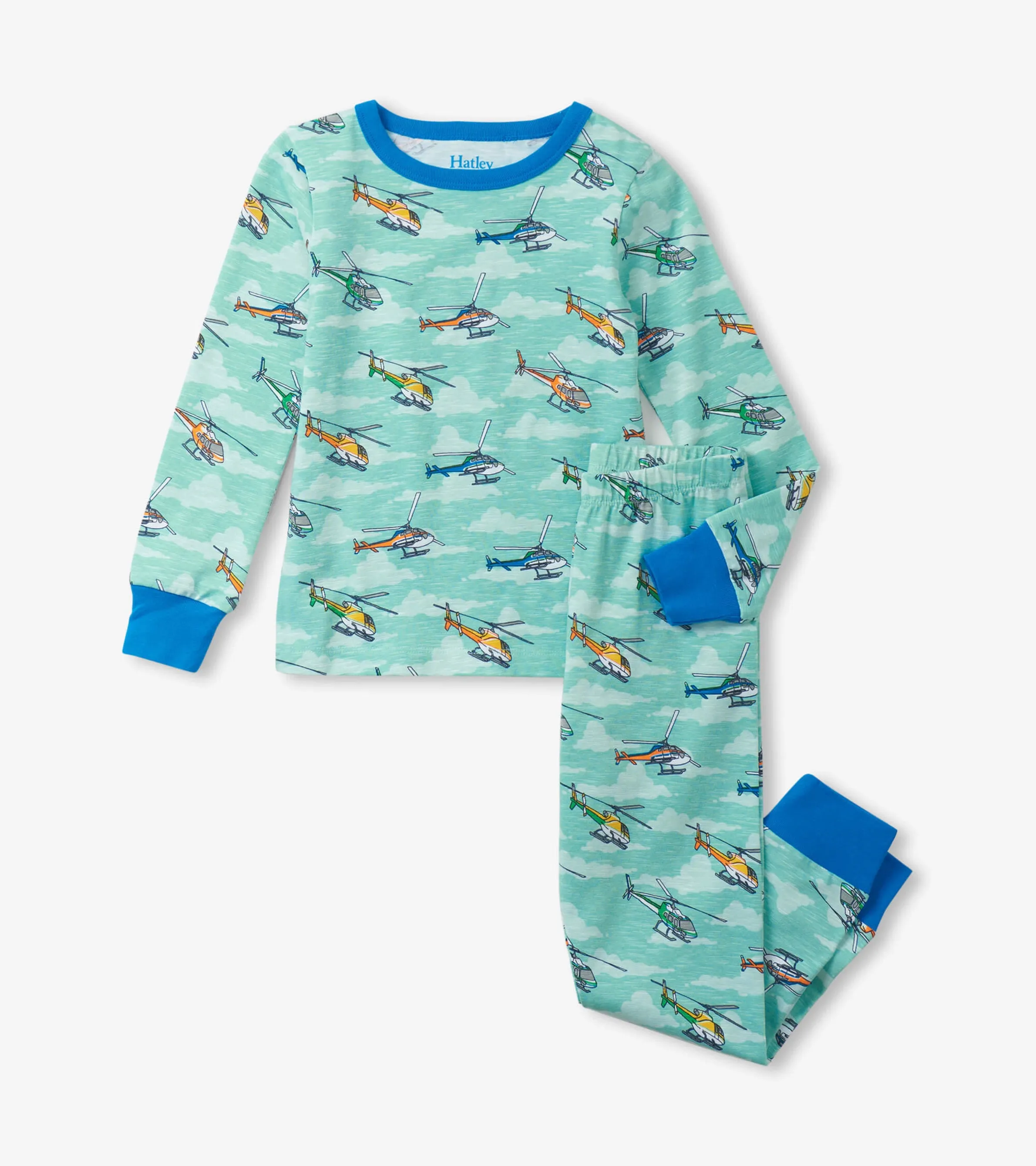 Boys Helicopters Pajama Set -Hatley